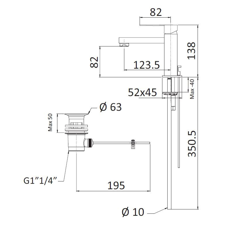 Servantbatteri Mariani Polar PA393