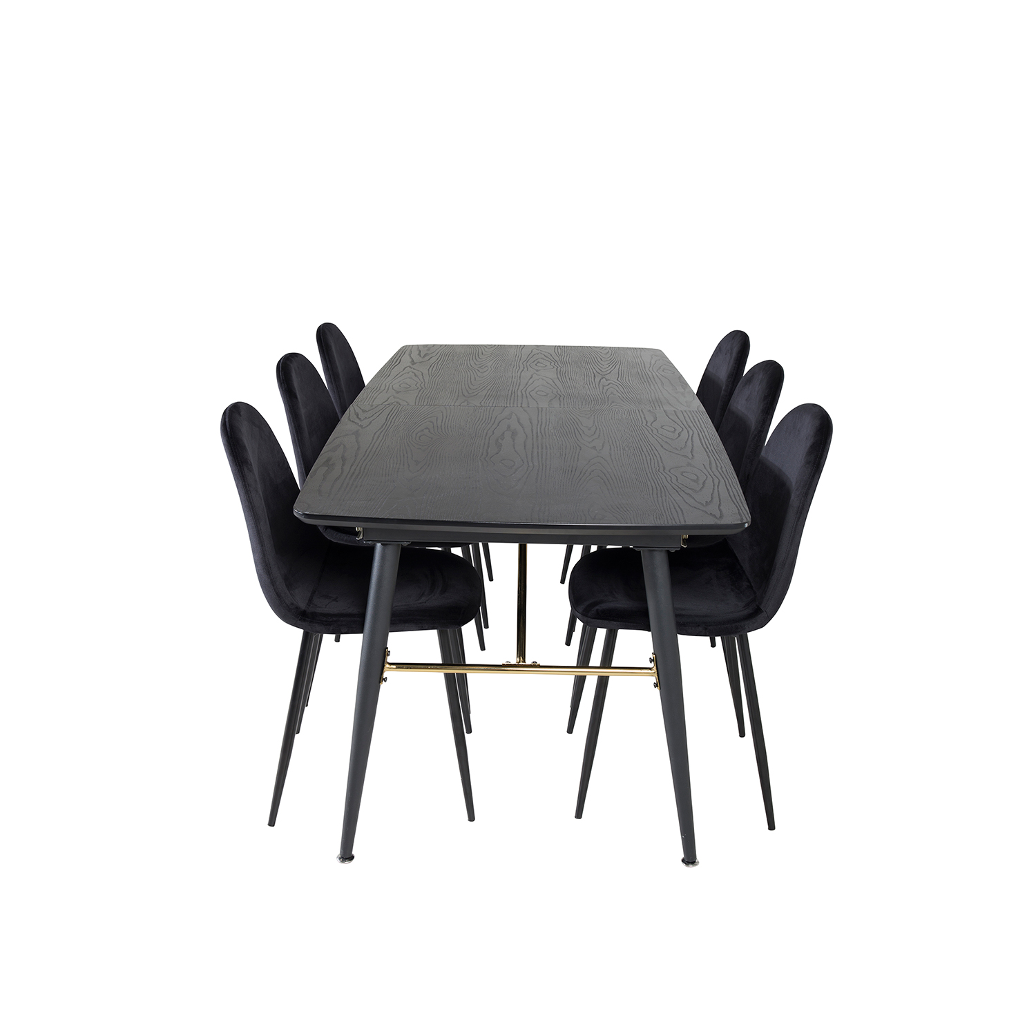 Spisegruppe Venture Home Gold med 6 Polar Stoler