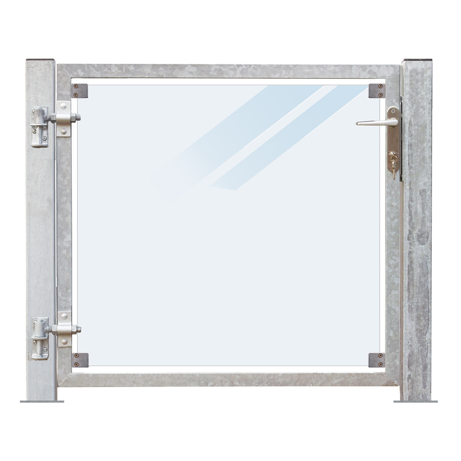 Port PLUS Frostet for Glassrekkverk