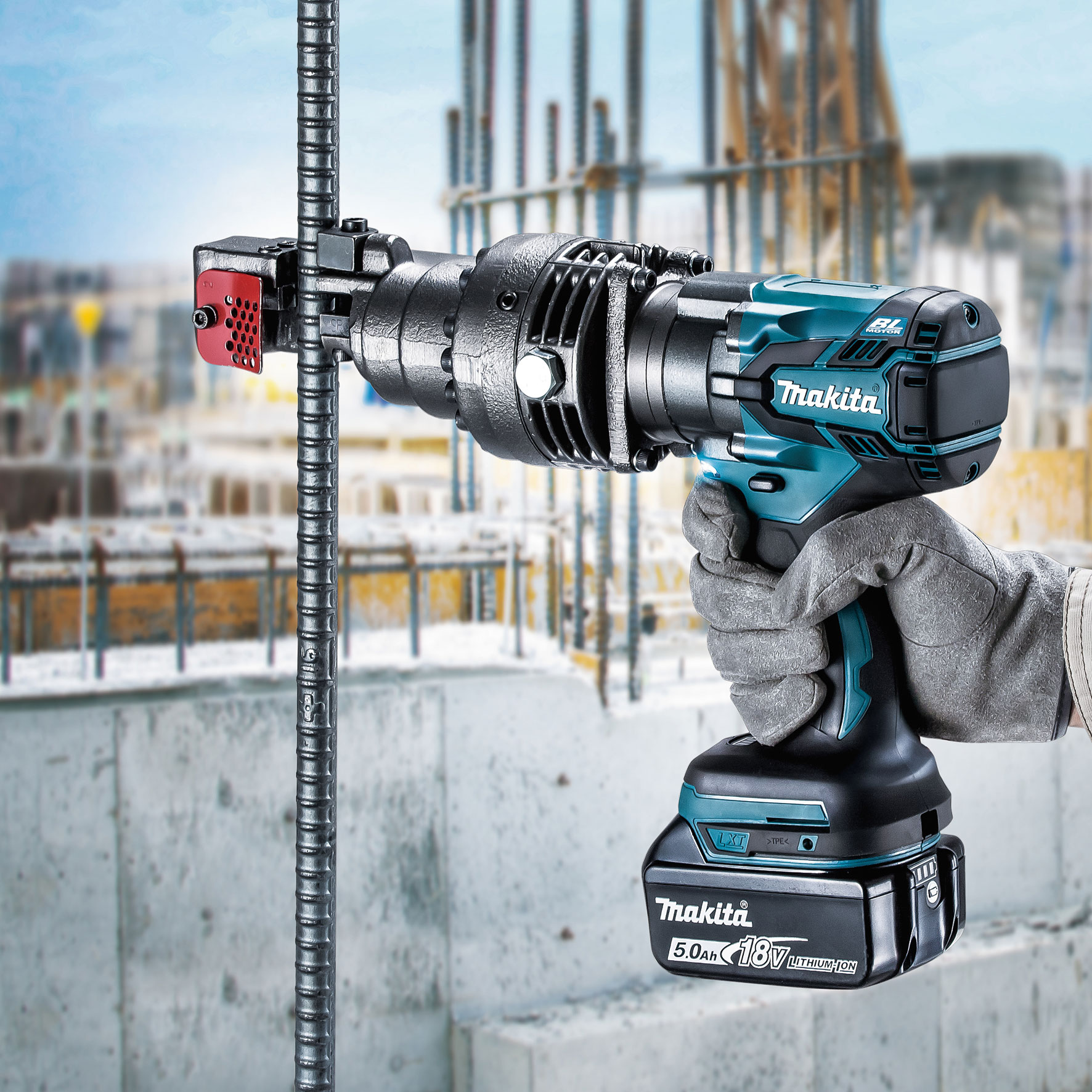 Armeringskutter Makita LXT DSC163ZK 16 mm Uten Batteri