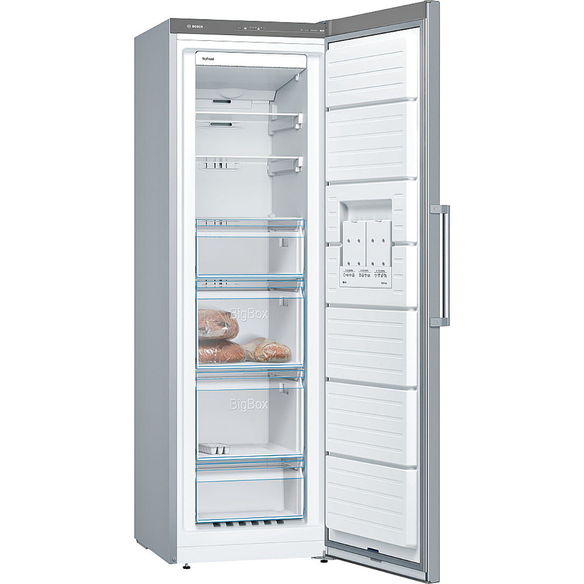 Frittstående Fryser Bosch GSN36VIEP Serie 4 Rustfritt
