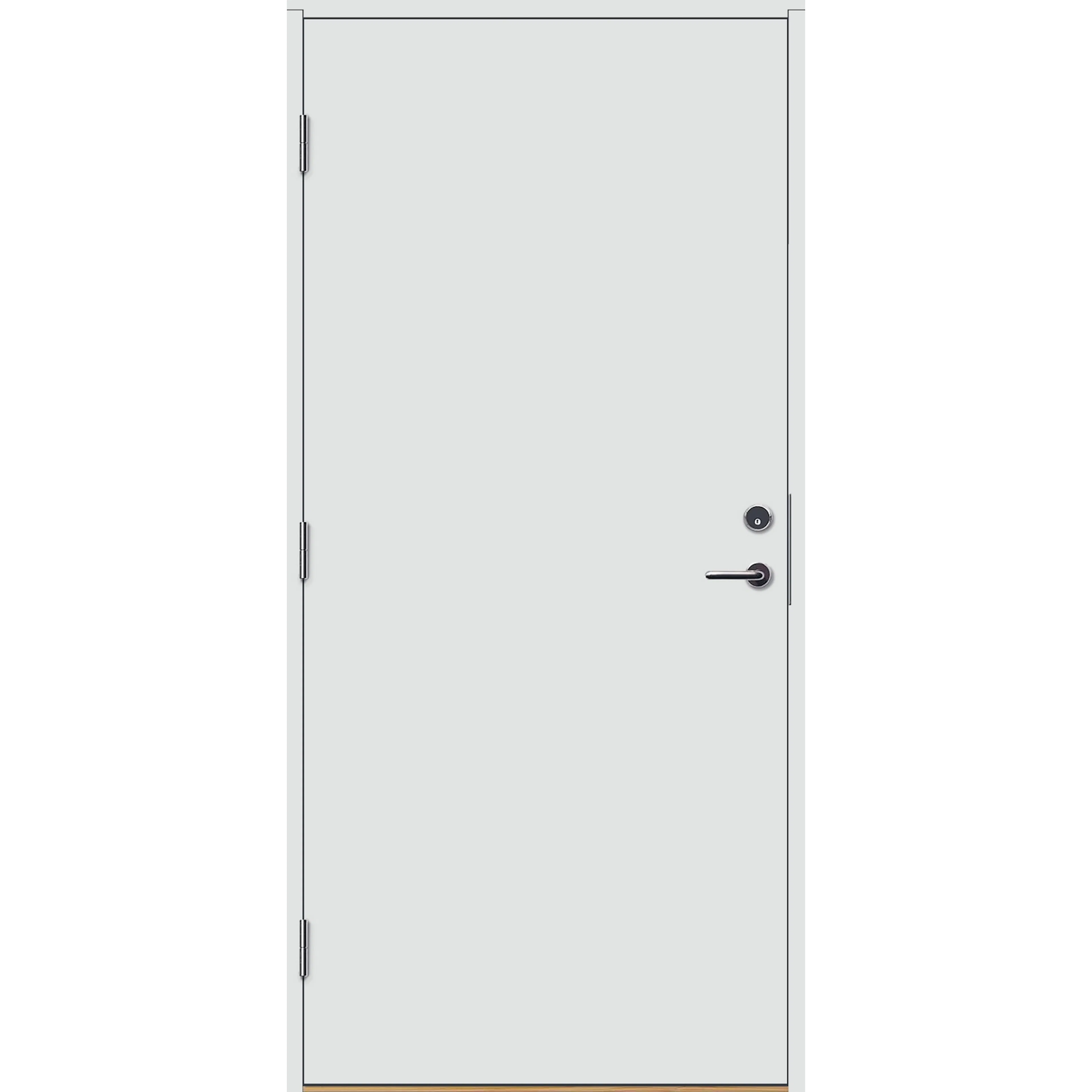 DØRBL MD MK DB35/EI30 7X20V HVIT BxH: 70X200 cm, Venstre, NCS S-0502-Y, Hvit