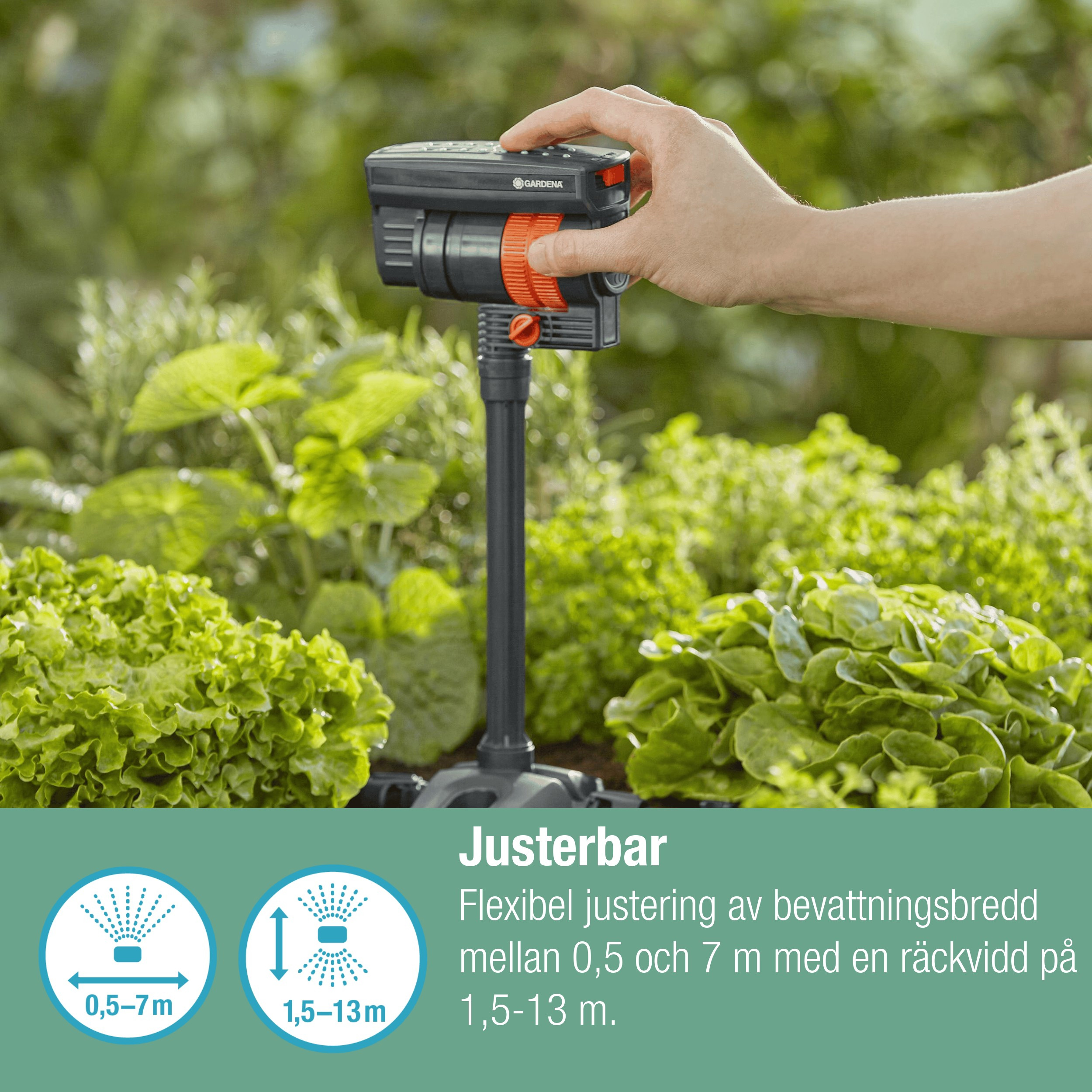 Vannspreder Gardena Micro-Drip OS 90 Rektangulær