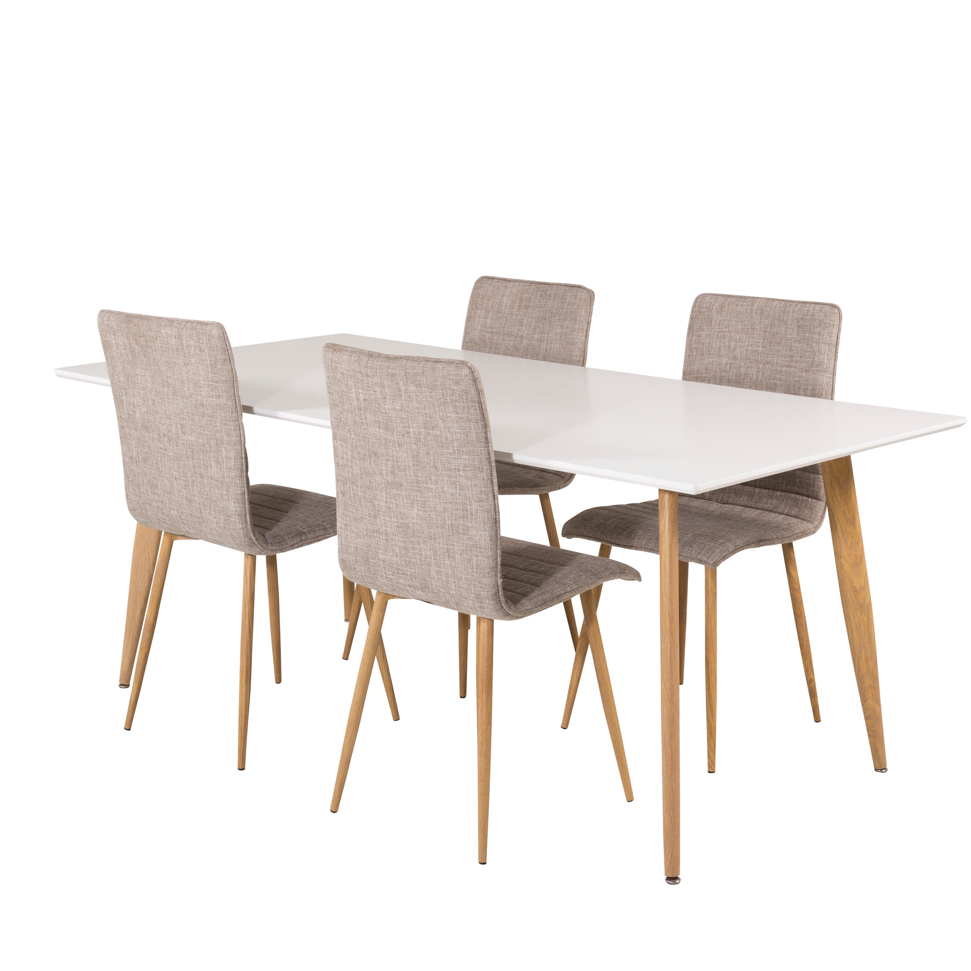 Spisegruppe Venture Home Pobbie med 4 Walerina Stoler
