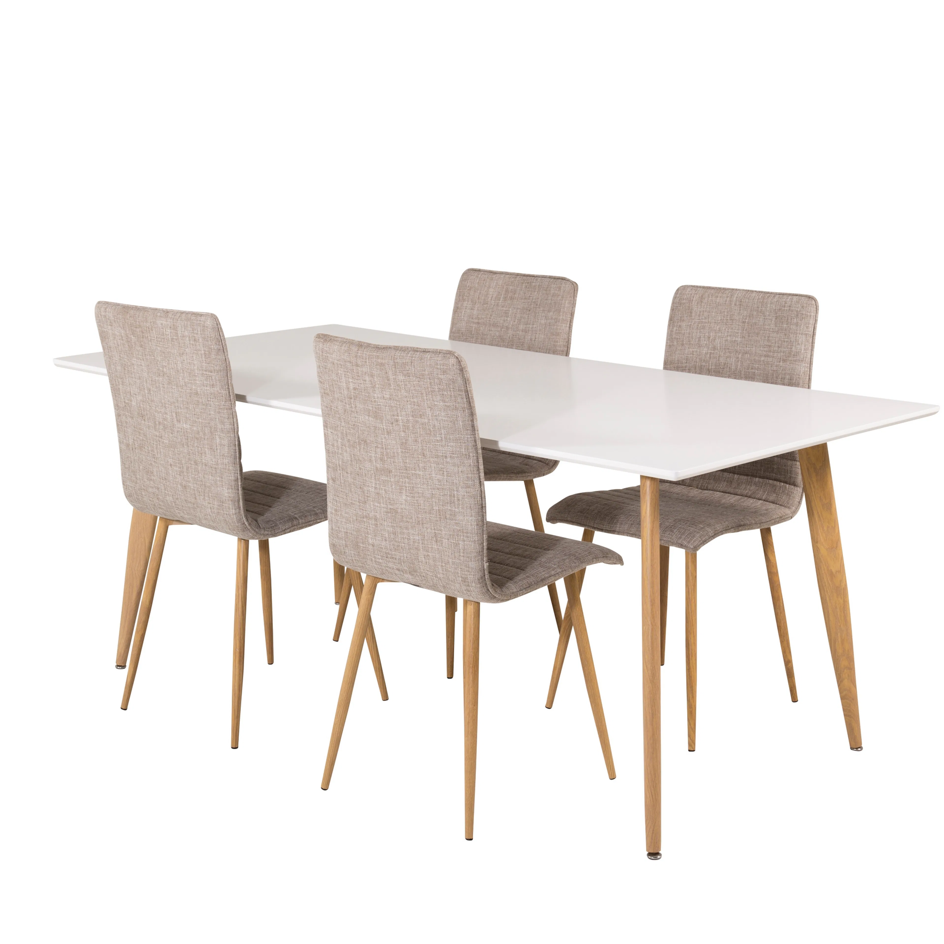 Spisegruppe Venture Home Pobbie med 4 Walerina Stoler