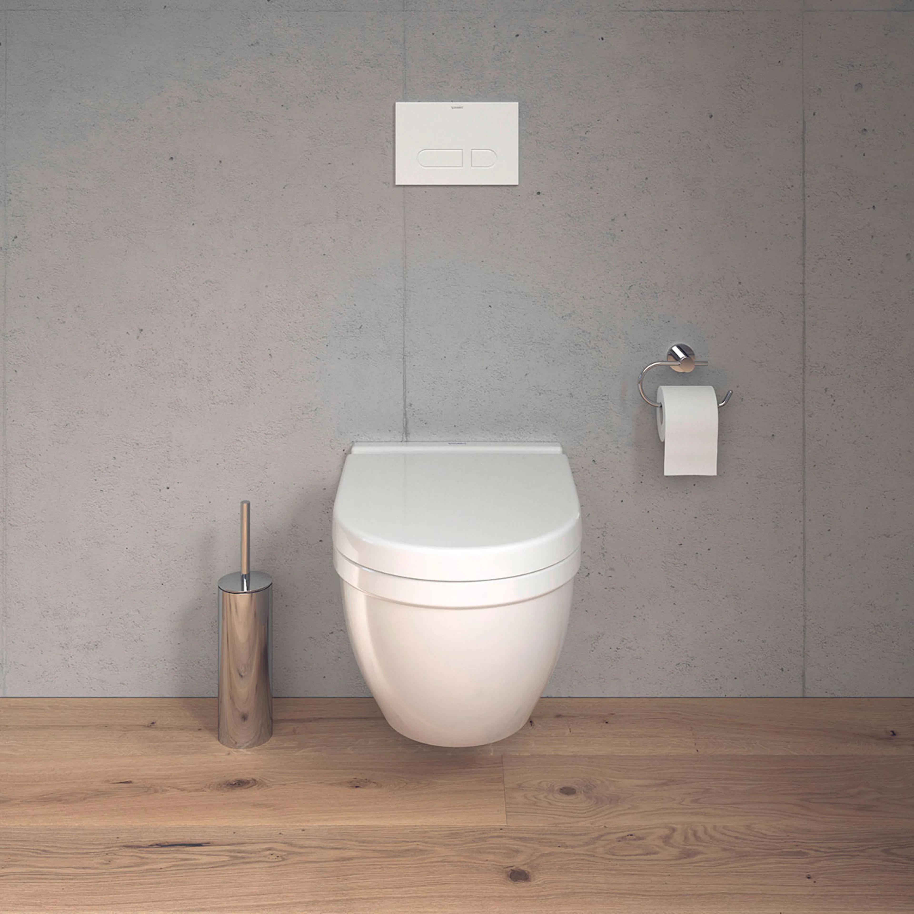 Vegghengt Toalett Duravit Starck 3 Rimless med Toalettsete