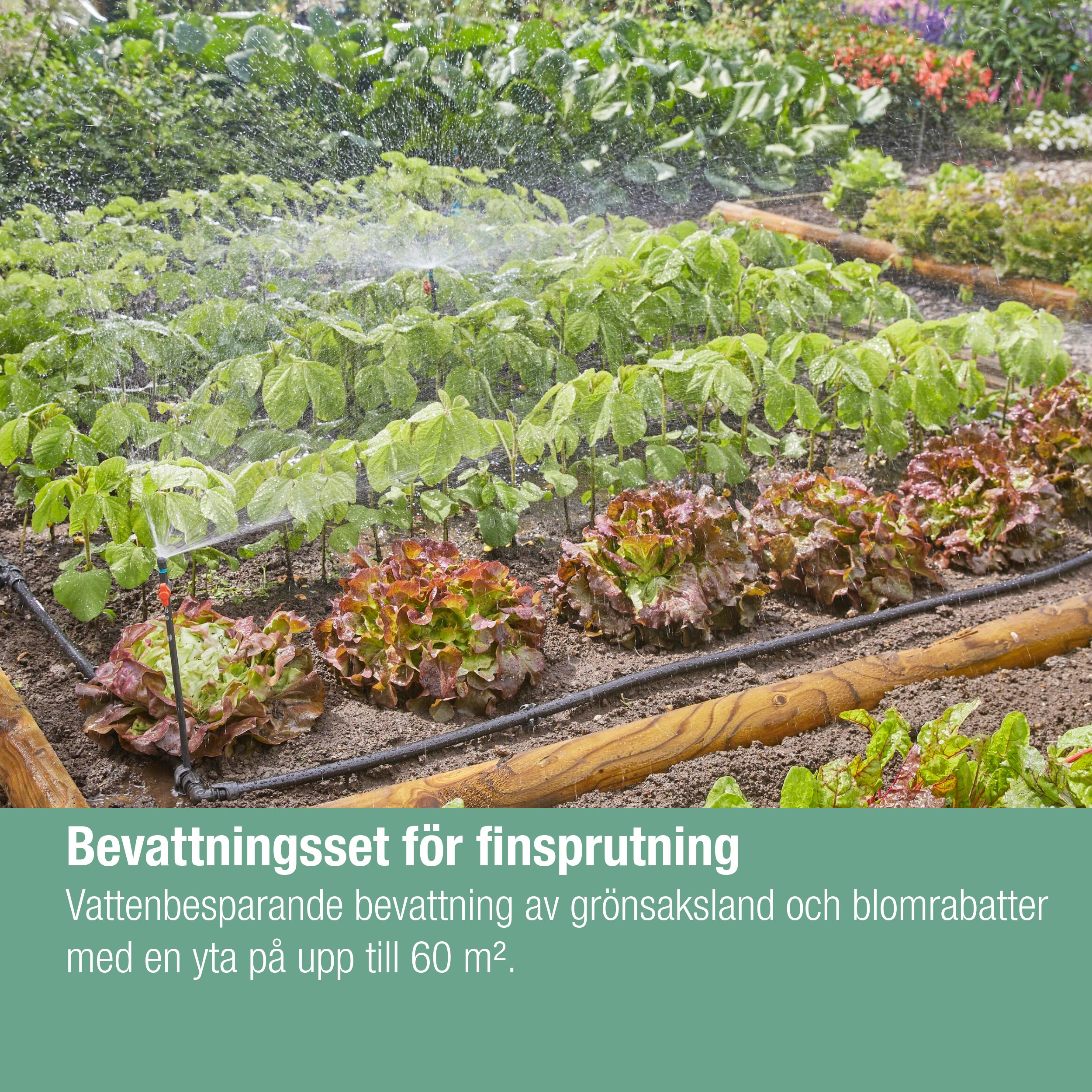Vanningssett Gardena Micro-Drip Blomster/Kjøkkenhager