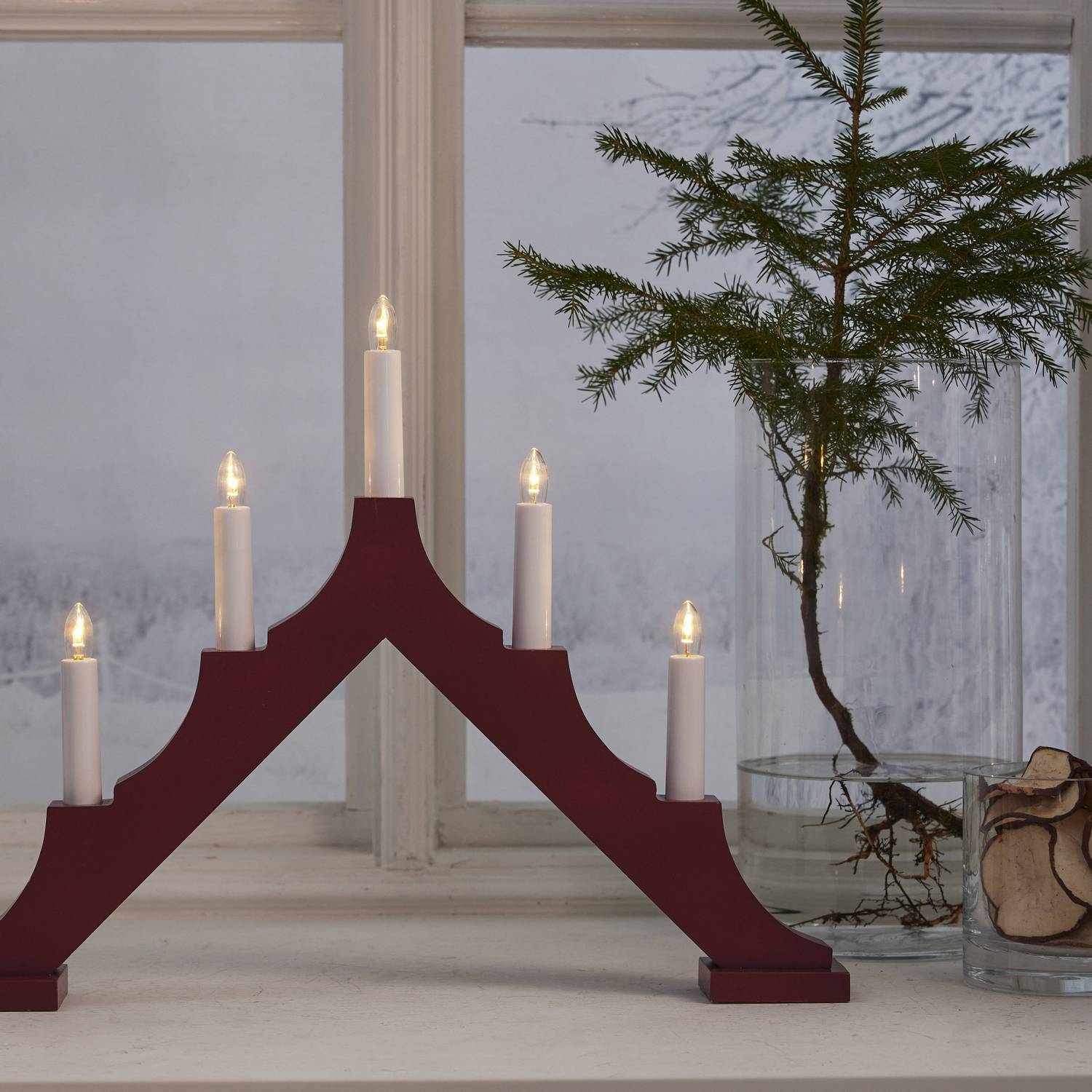 Adventstake Star Trading Alma 5 Lys