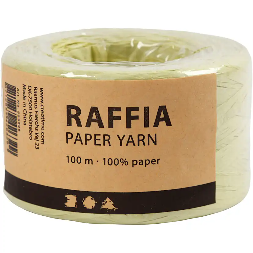 Papirgarn Creativ Company Raffia 7-8 mm 100 m/1 Rl