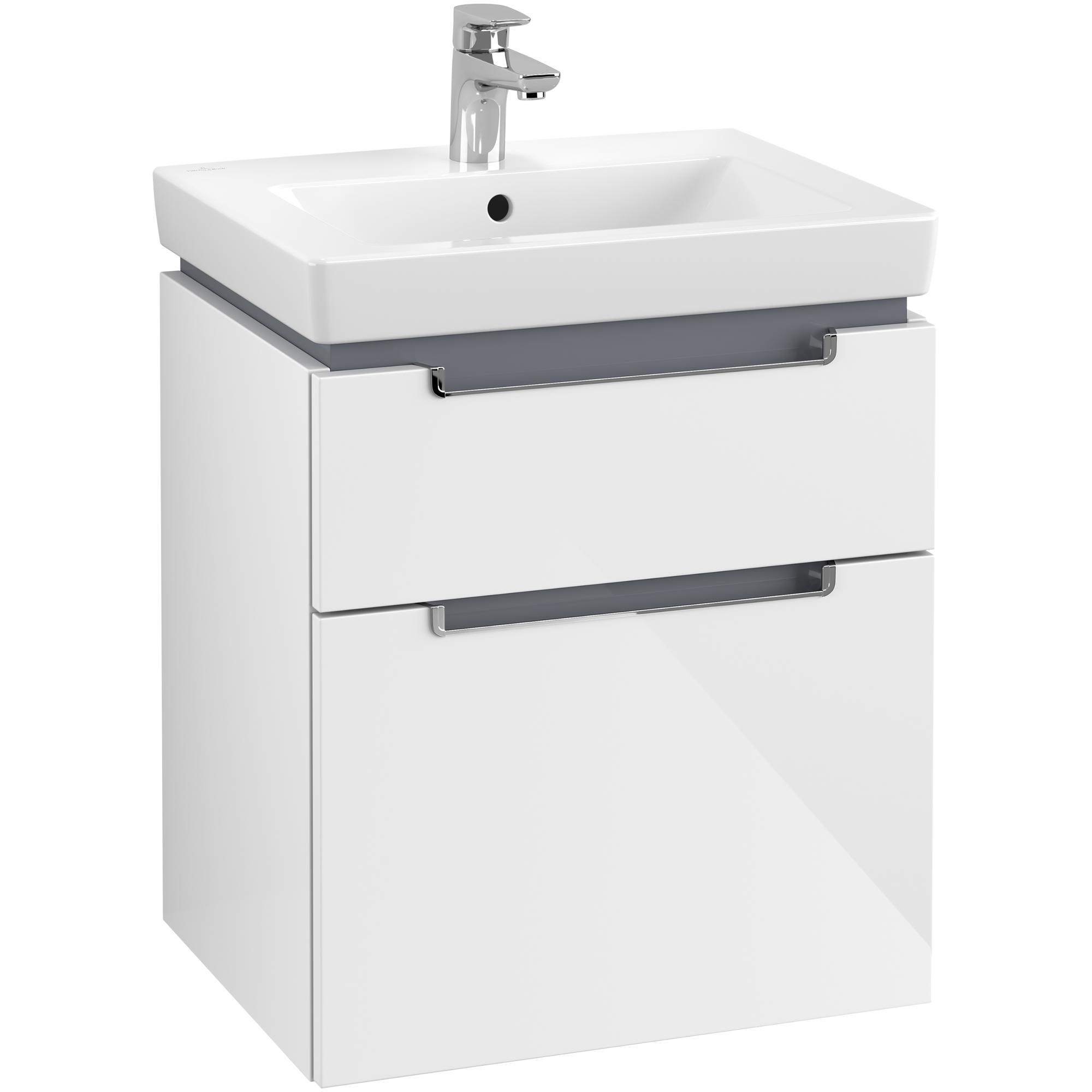 Tvättställsskåp Villeroy & Boch Subway 2.0 med 2 Lådor | badrum - badrumsmobler - tvattstallsskap-och-kommod | KakelKungen
