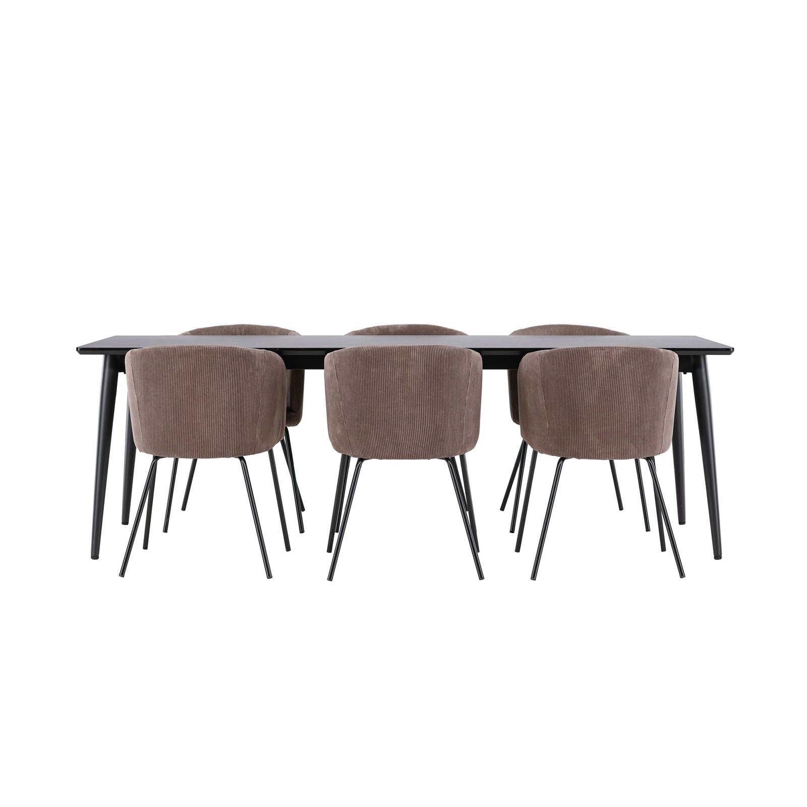 Spisegruppe Venture Home Ellis 230 med 6 stk Berit Stoler