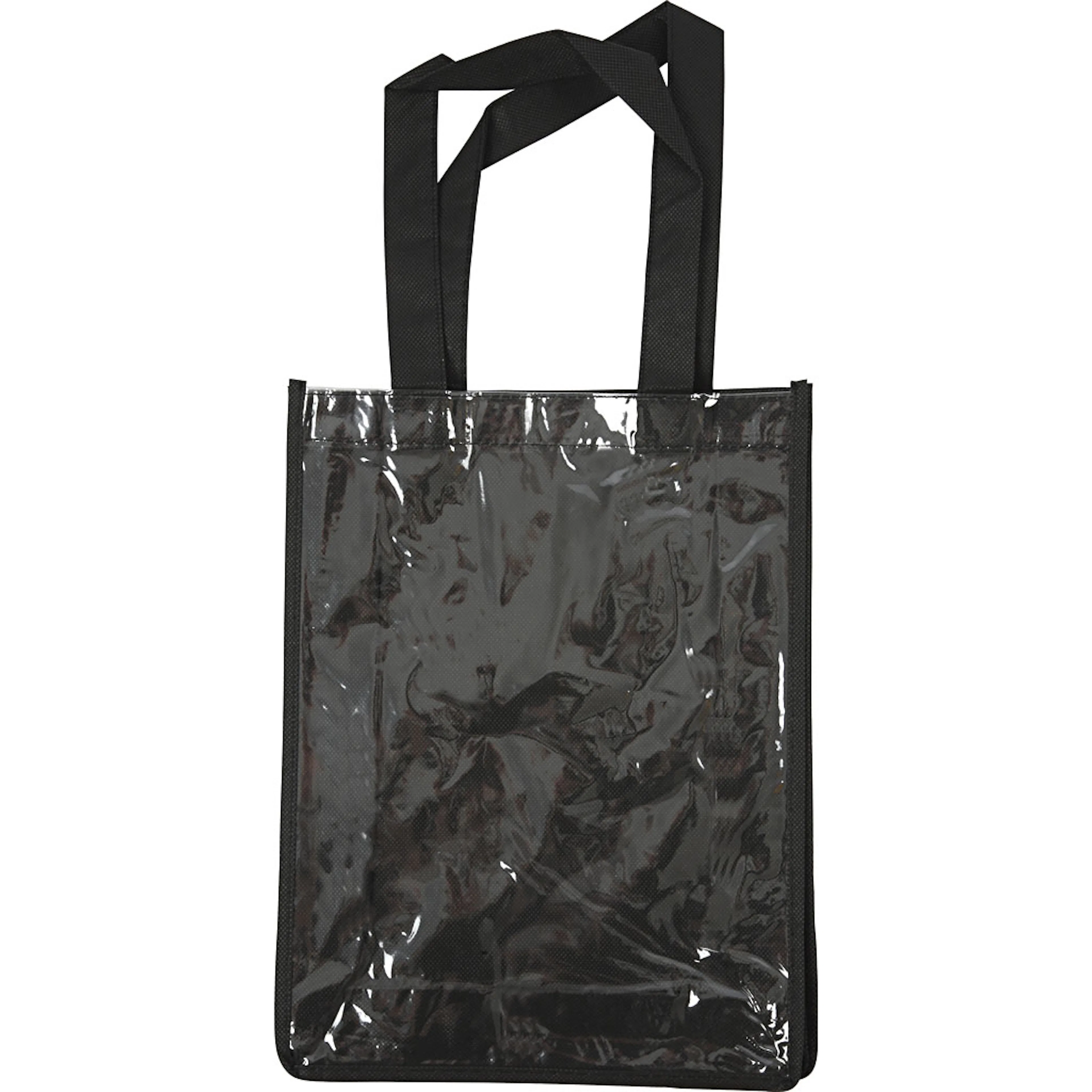 Veske Creativ Company med Plastfront Svart 30X23X7 cm 1 Stk