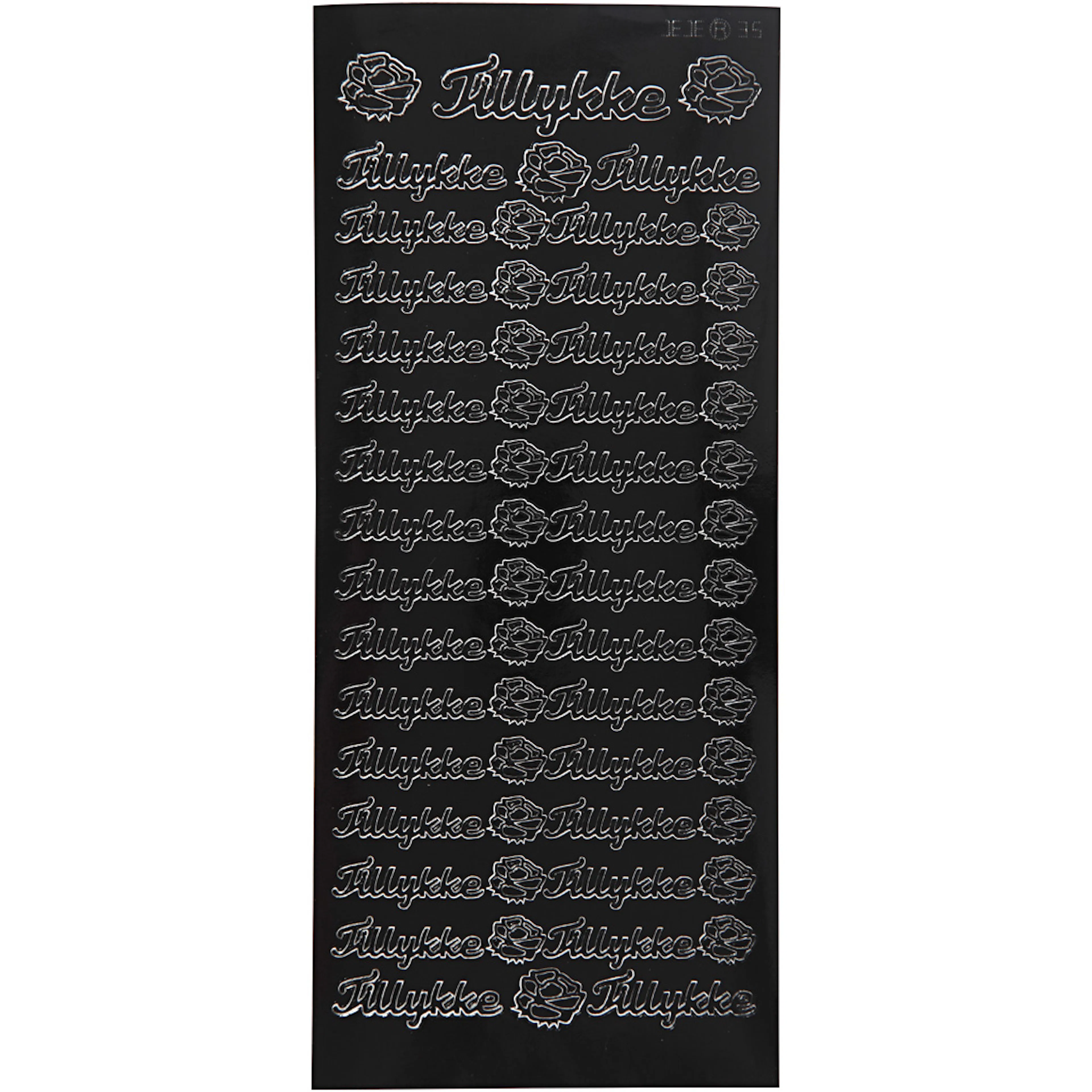 Stickers Creativ Company Tillykke 10x23 cm