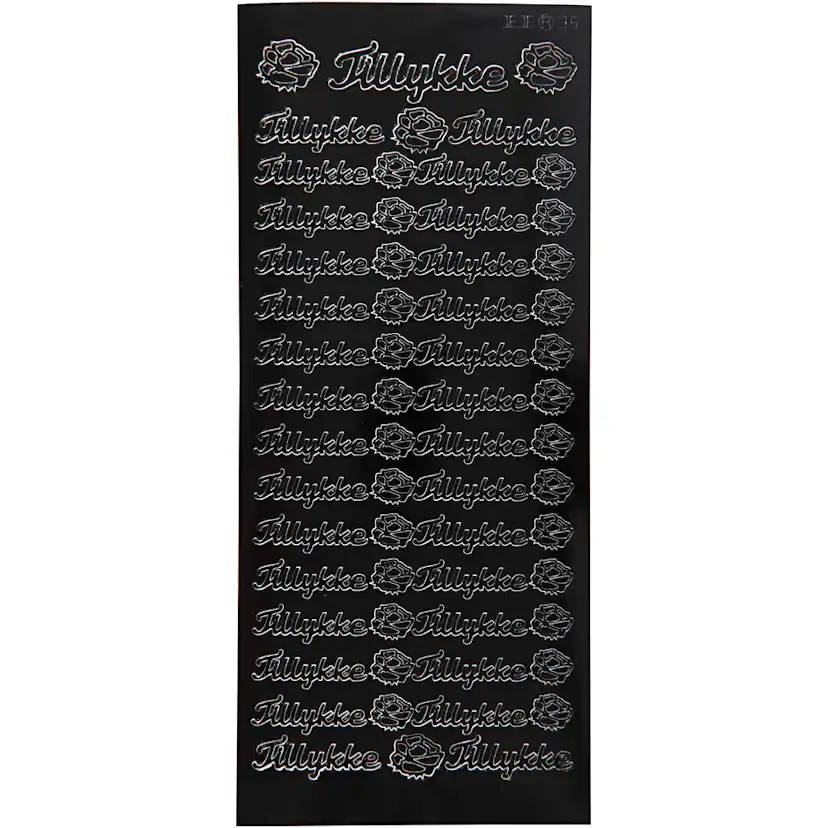 Stickers Creativ Company Tillykke 10x23 cm