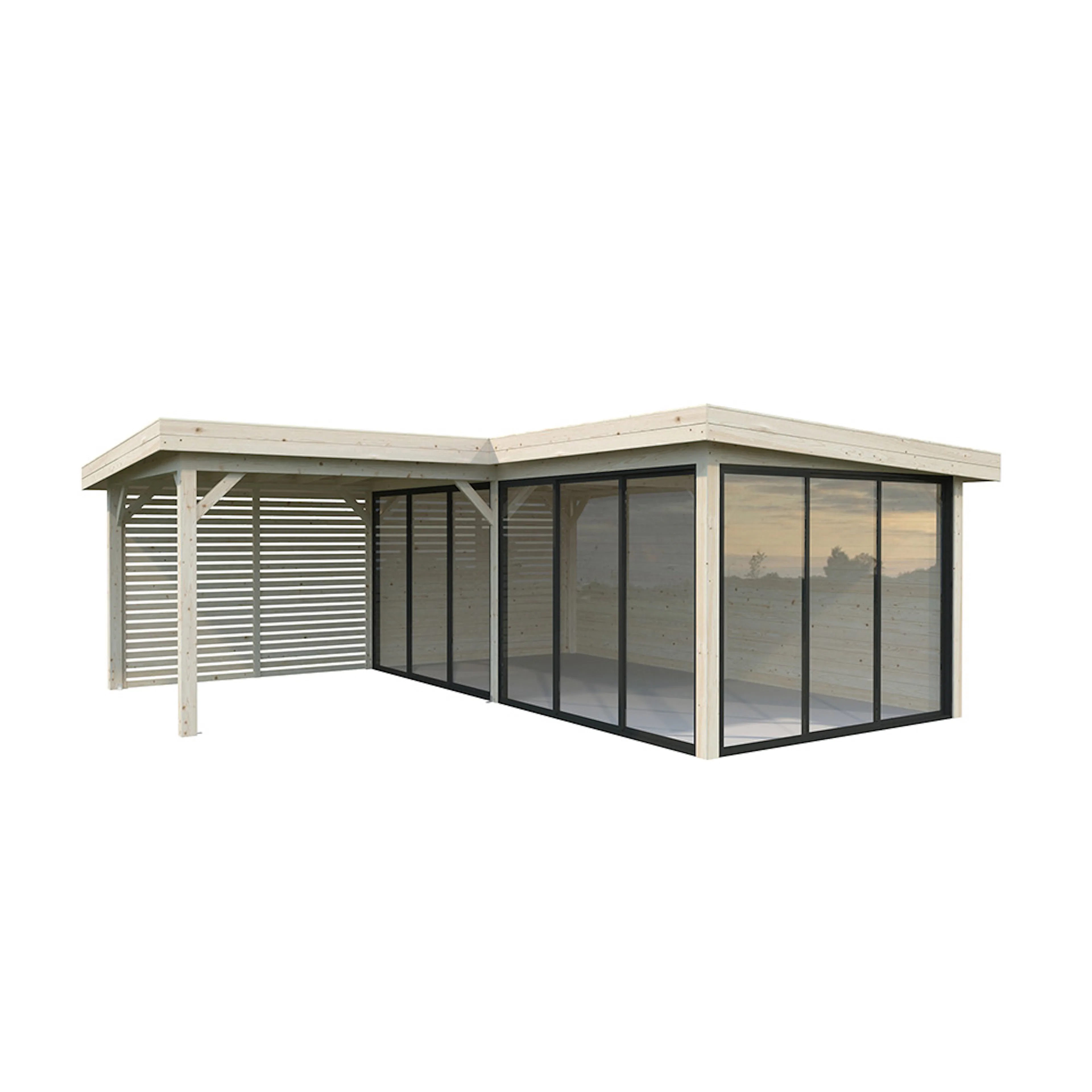 Hagestue Palmako Lenna 24,9 m2 Set 414 Slide