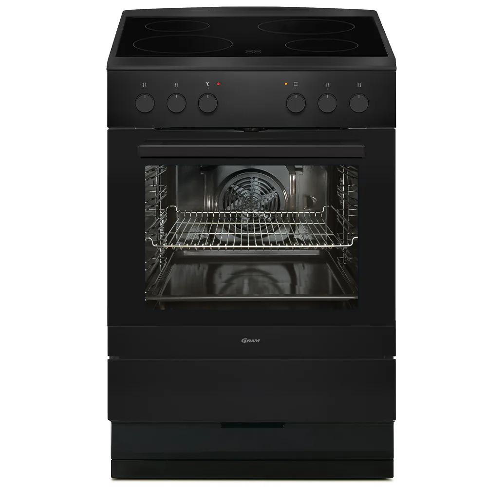 Komfyr GRAM EK 5600-90 VF MB Sort
