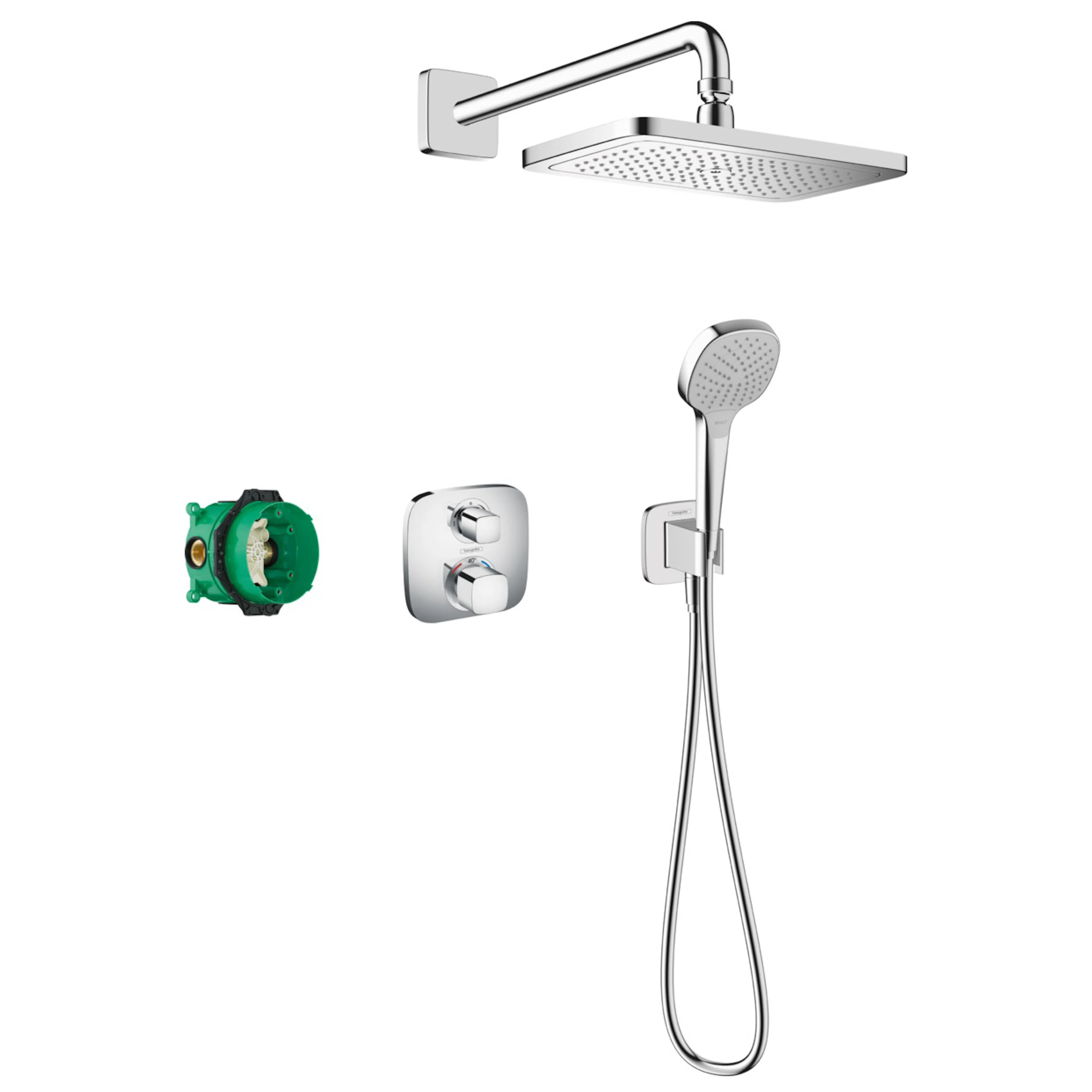 Takdusjsett Hansgrohe Croma E 280 Ecostat E for Innbygging 1jet