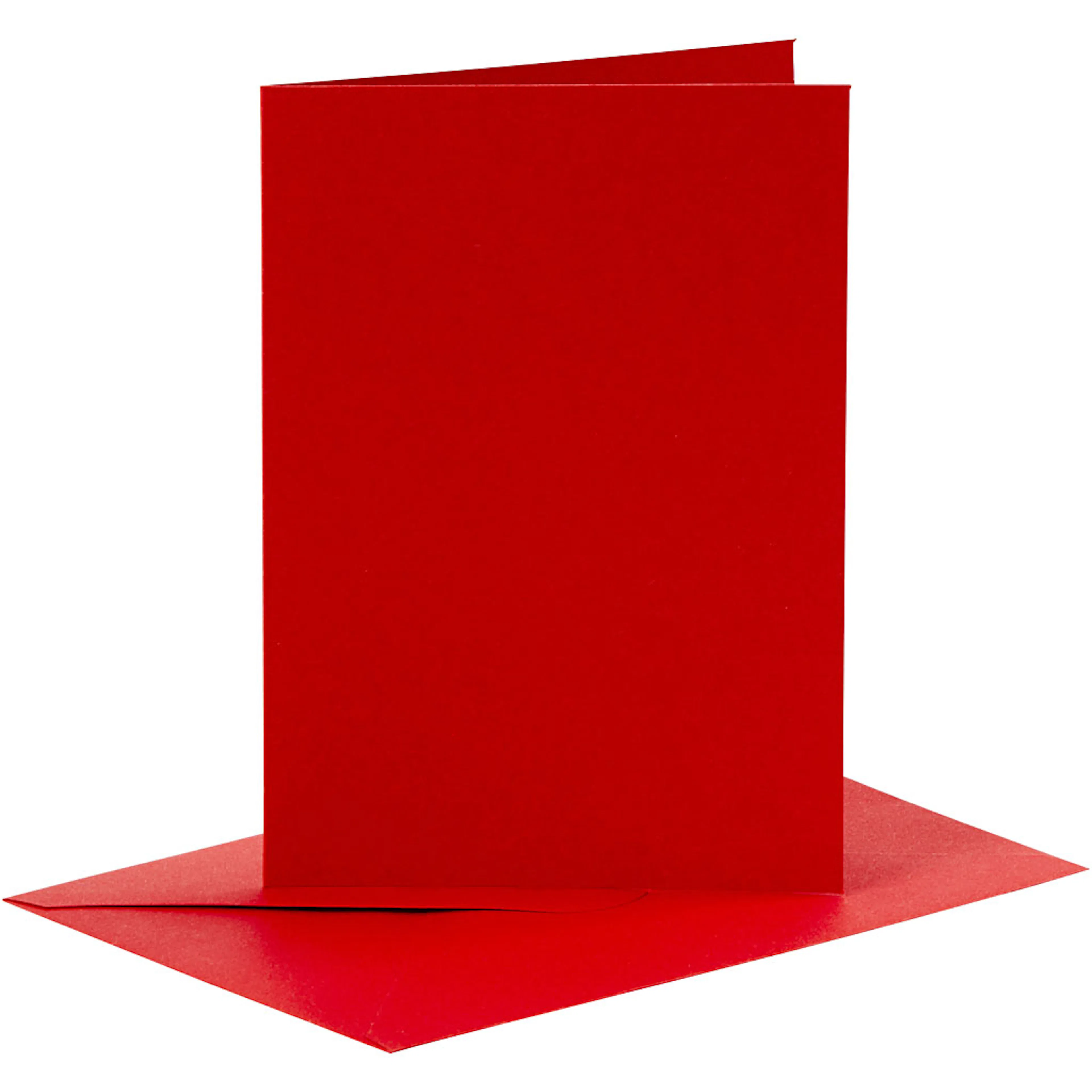 Kort Creativ Company og Konvolutt Kort str 10,5x15 cm Konvolutt str 11,5x16,5 cm 6 stk 1 Pk