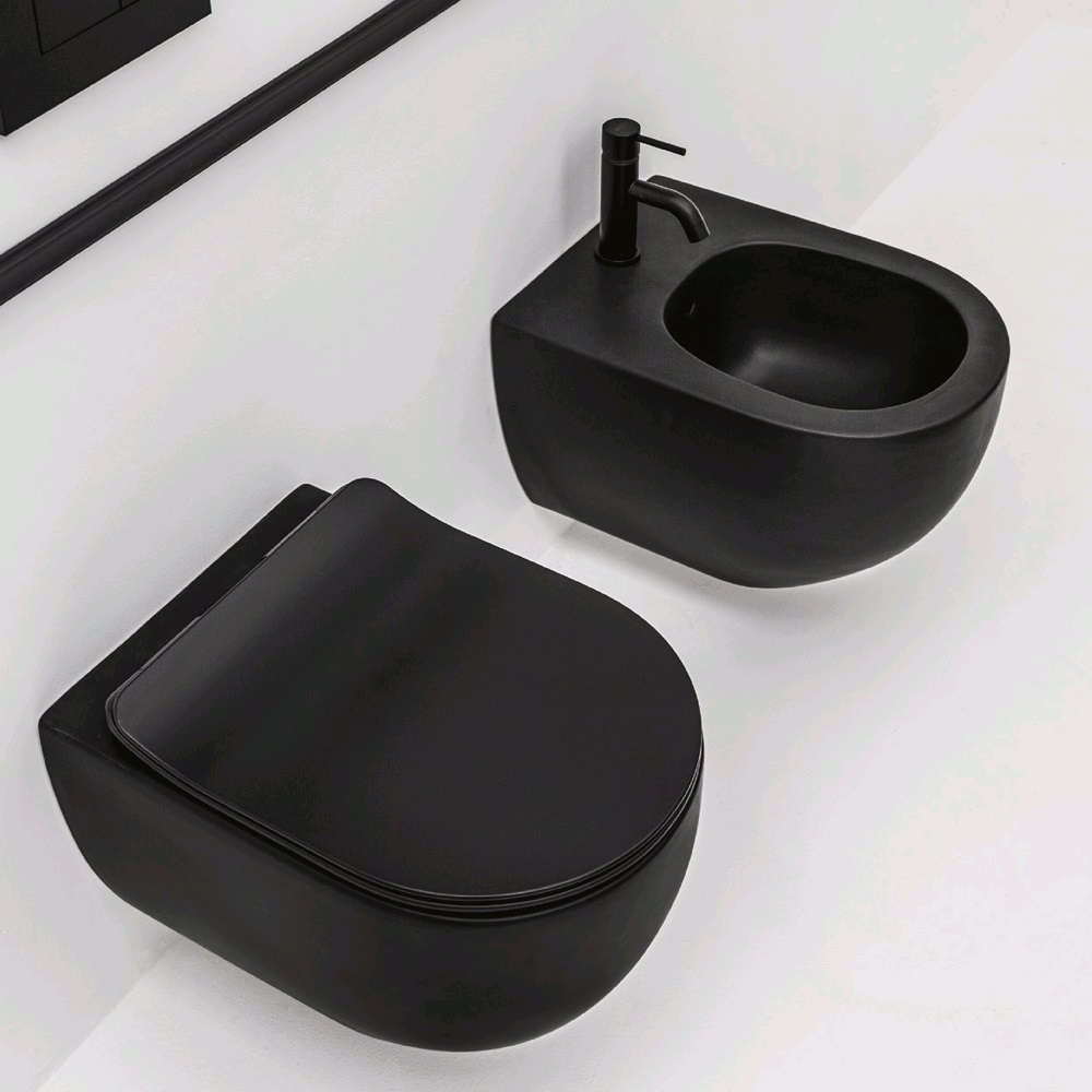 Vegghengt Toalett Lavabo Glomp Mini Rimless