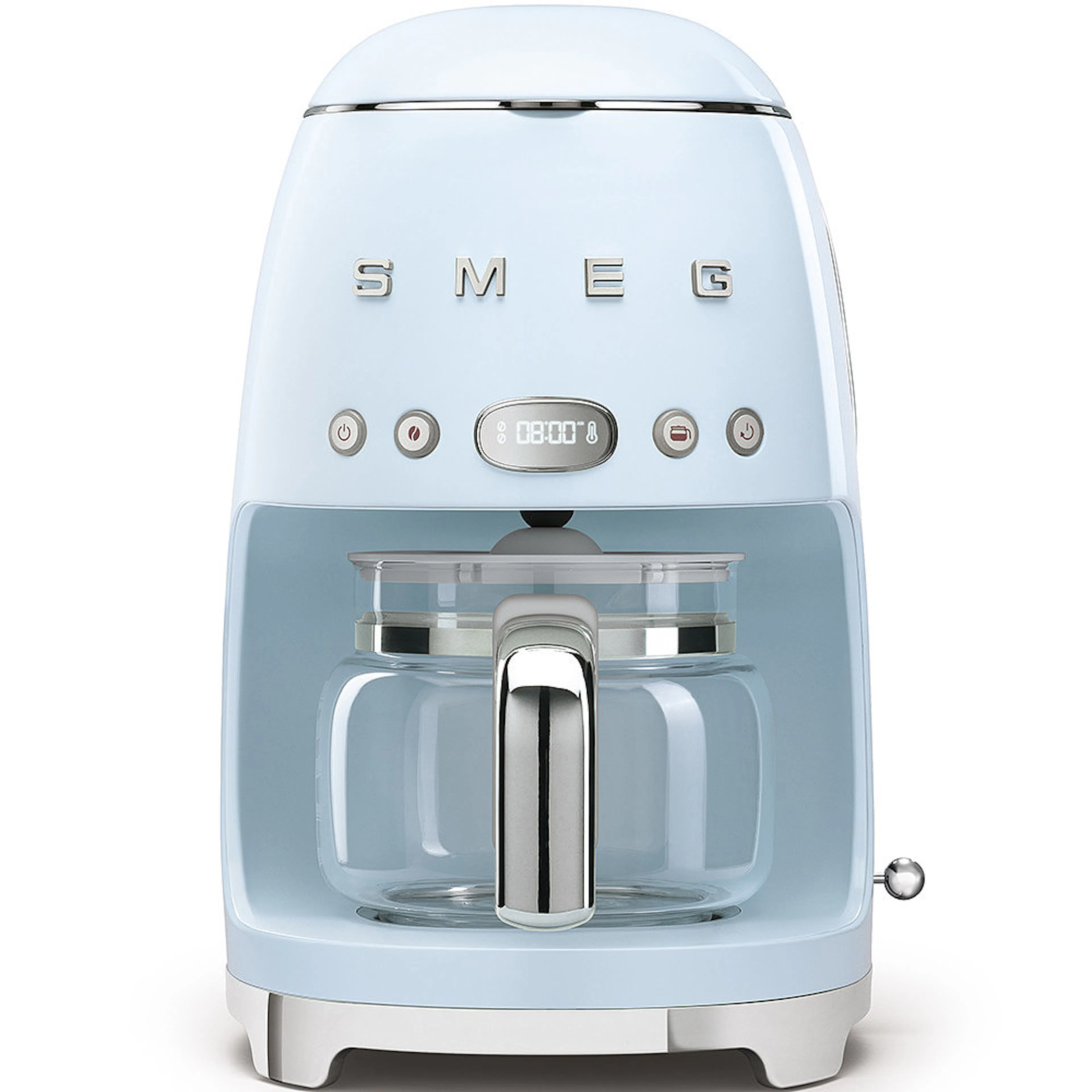 Kaffetrakter Smeg DCF02PBEU Pastellblå Retrostil for Moderne Kjøkken