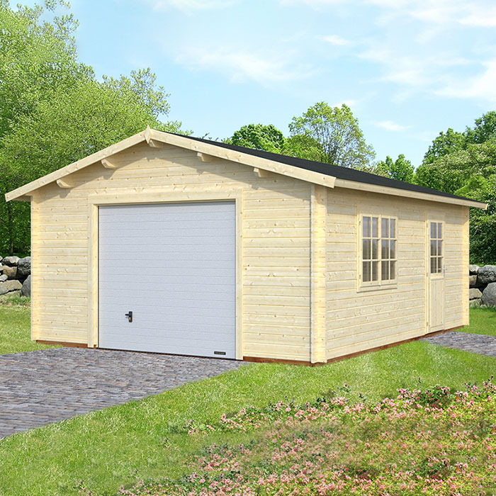 Garasjebod Palmako Roger 23,9 m2 med Leddport