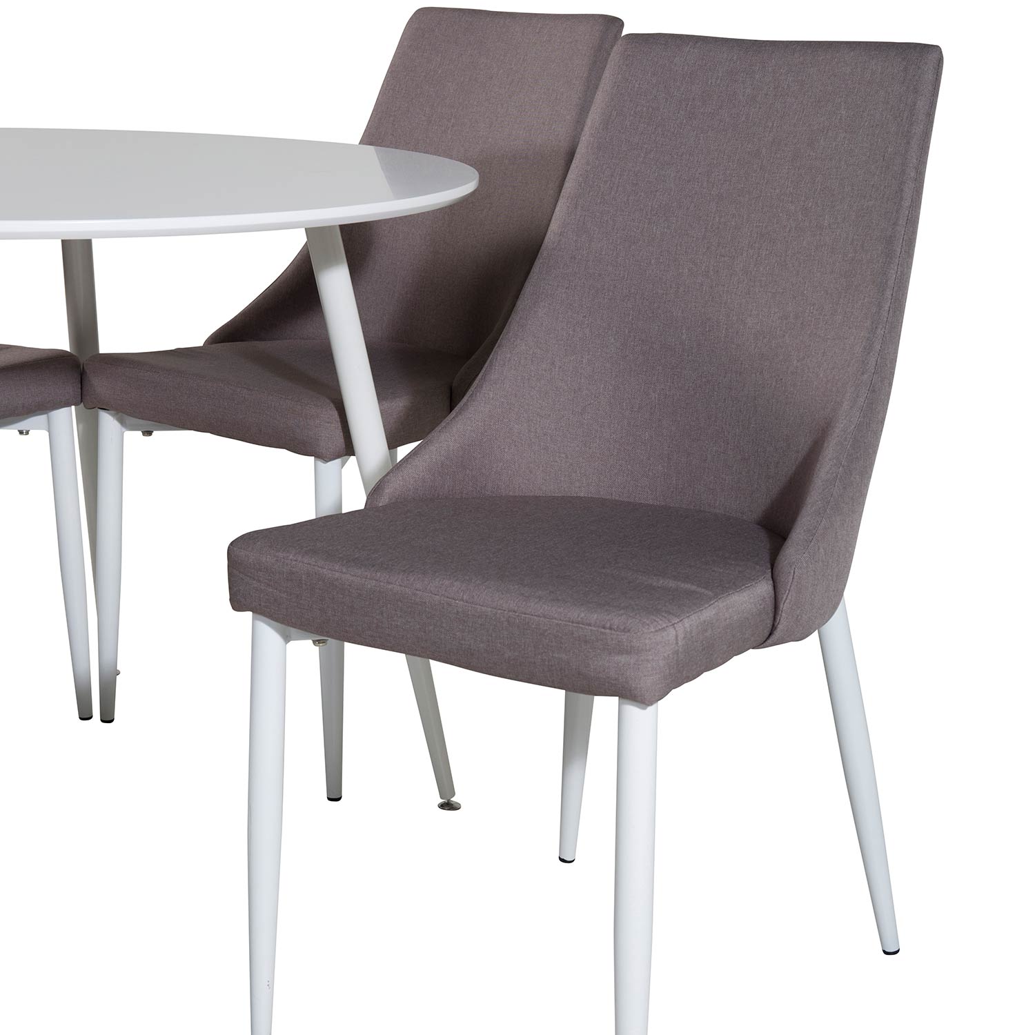 Spisegruppe Venture Home Plake1 med 4 Laura Stoler Polyester Rundt