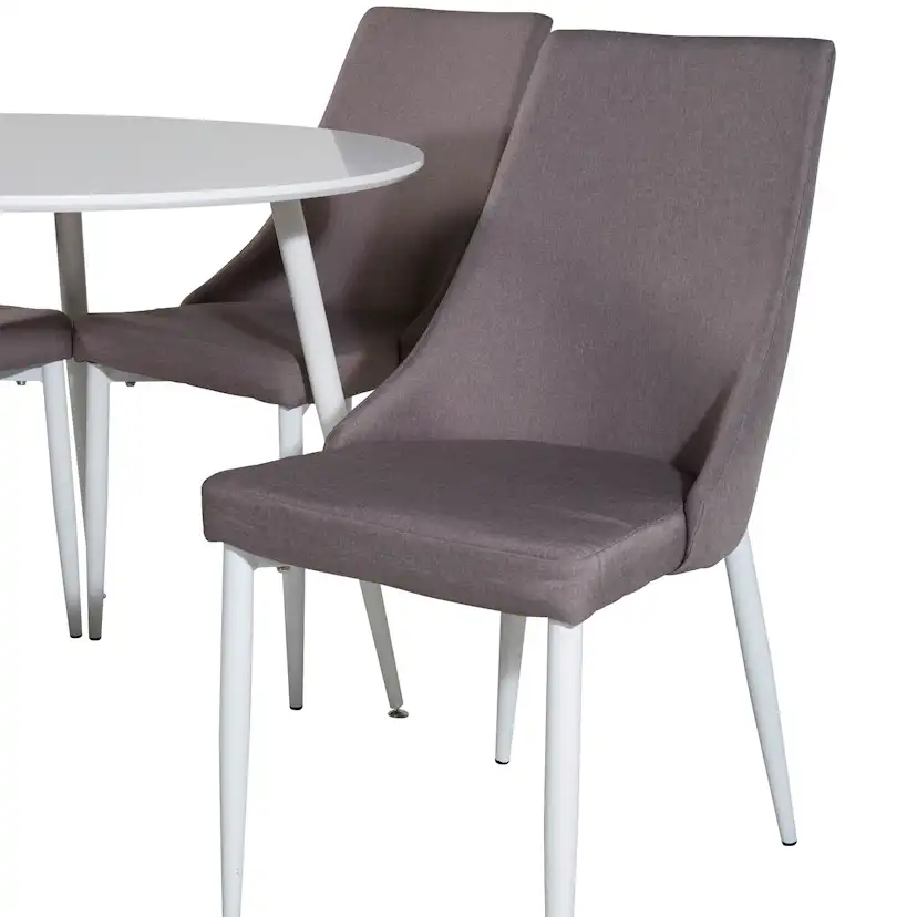 Spisegruppe Venture Home Plake1 med 4 Laura Stoler Polyester Rundt