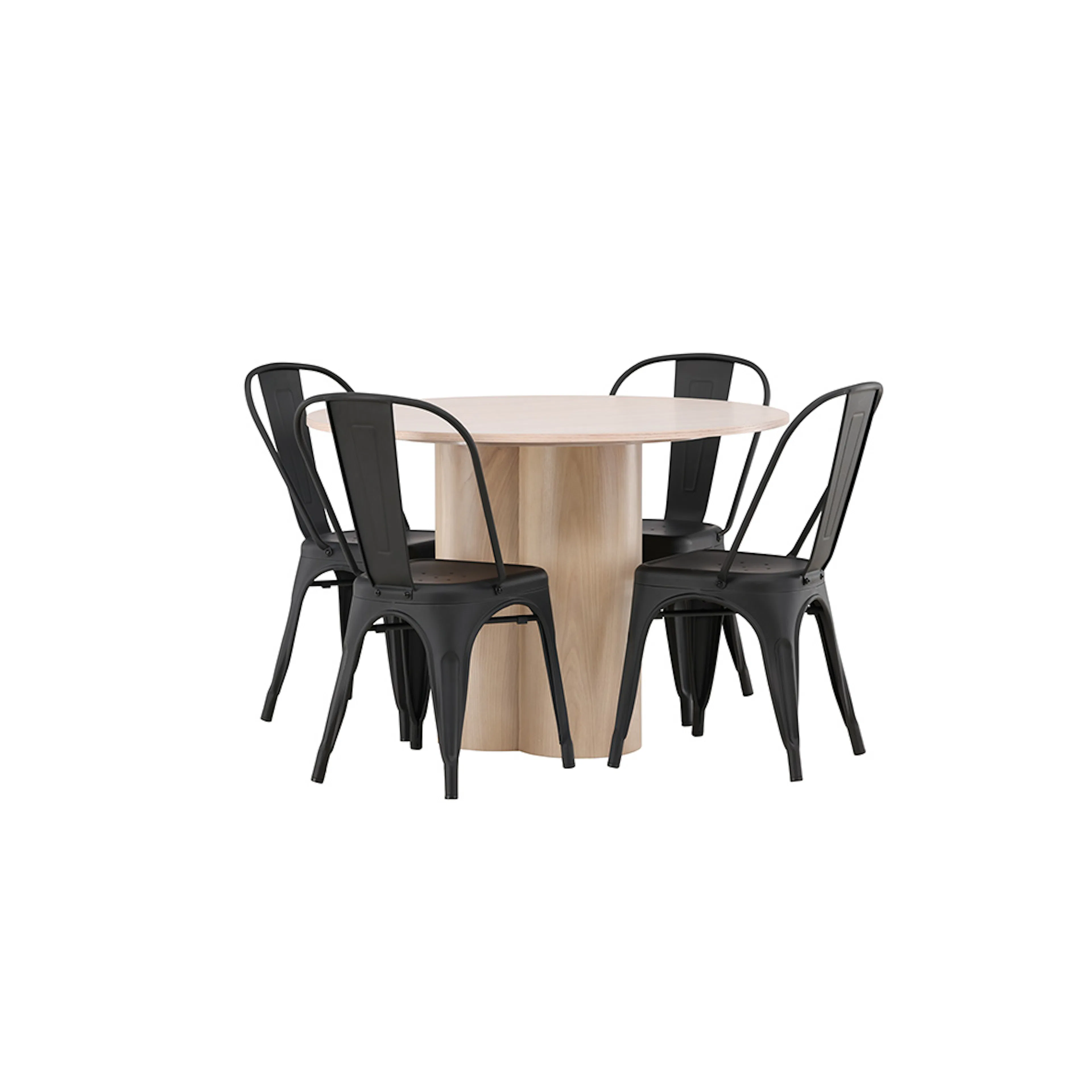 Spisegruppe Venture Home Olivia med 4 Tempe Stoler