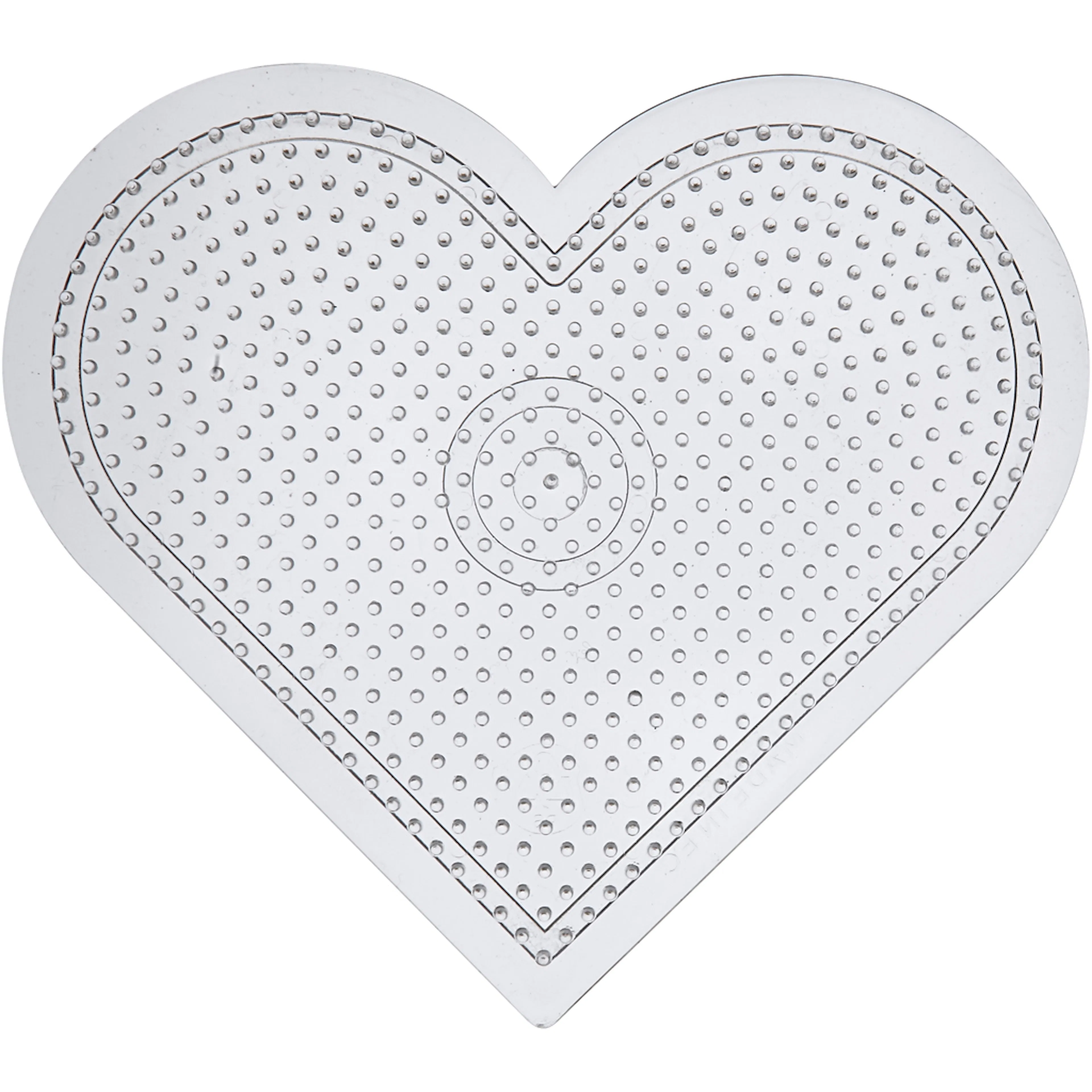 Perleplate Creativ Company Hjerte 1 Stk