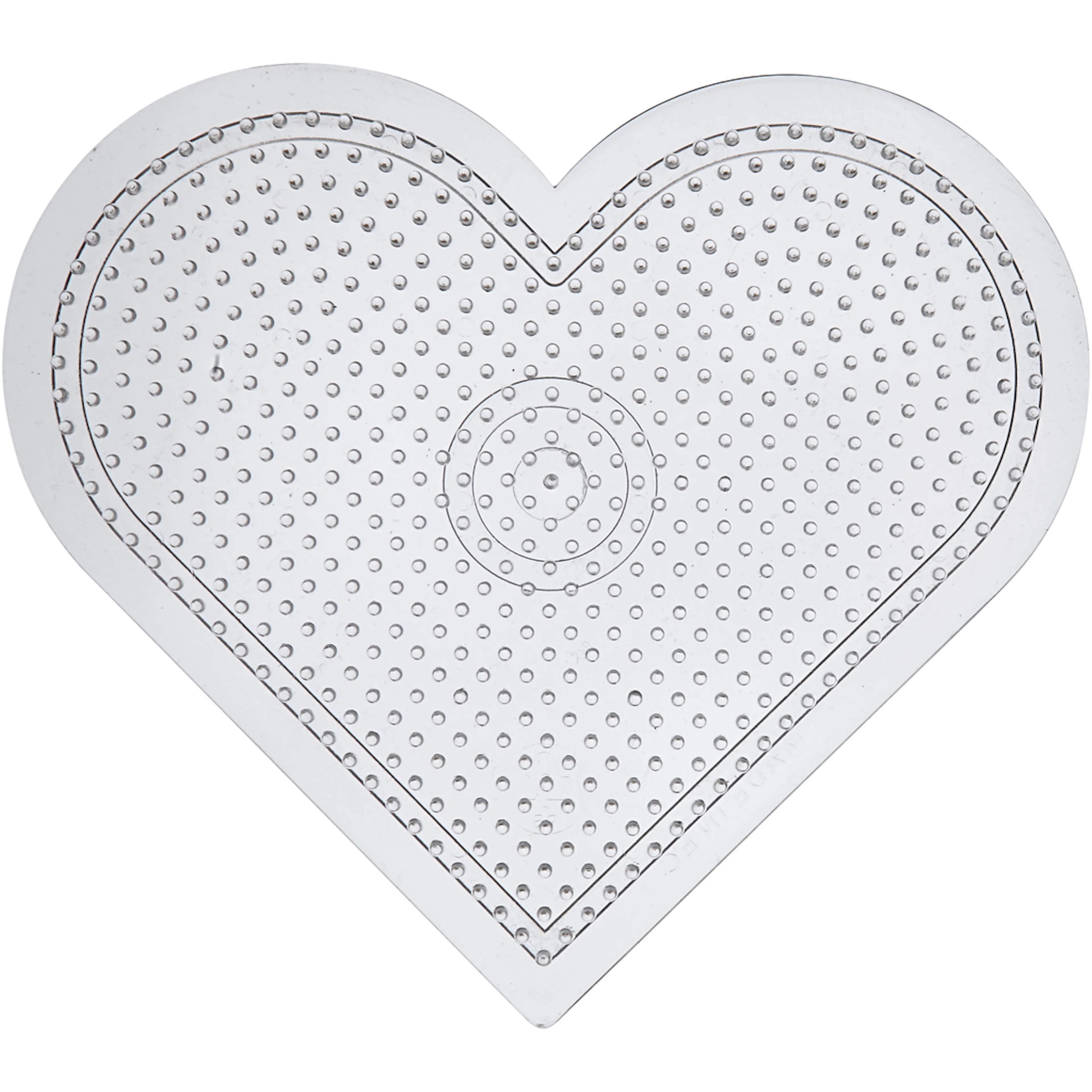 Perleplate Creativ Company Hjerte 1 Stk