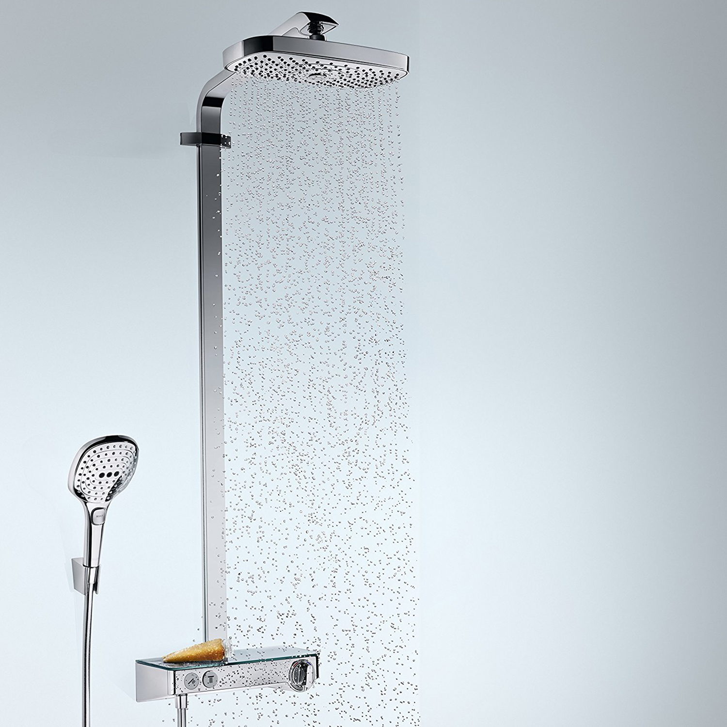 Takdusjsett Hansgrohe Raindance Select E 300 2jet Showerpipe 150 cc