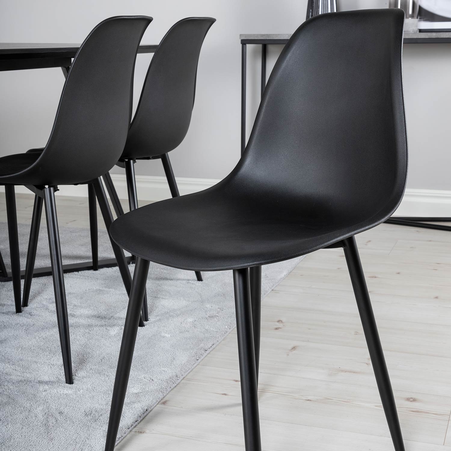 Spisegruppe Venture Home Madde med 6 Pop Stoler