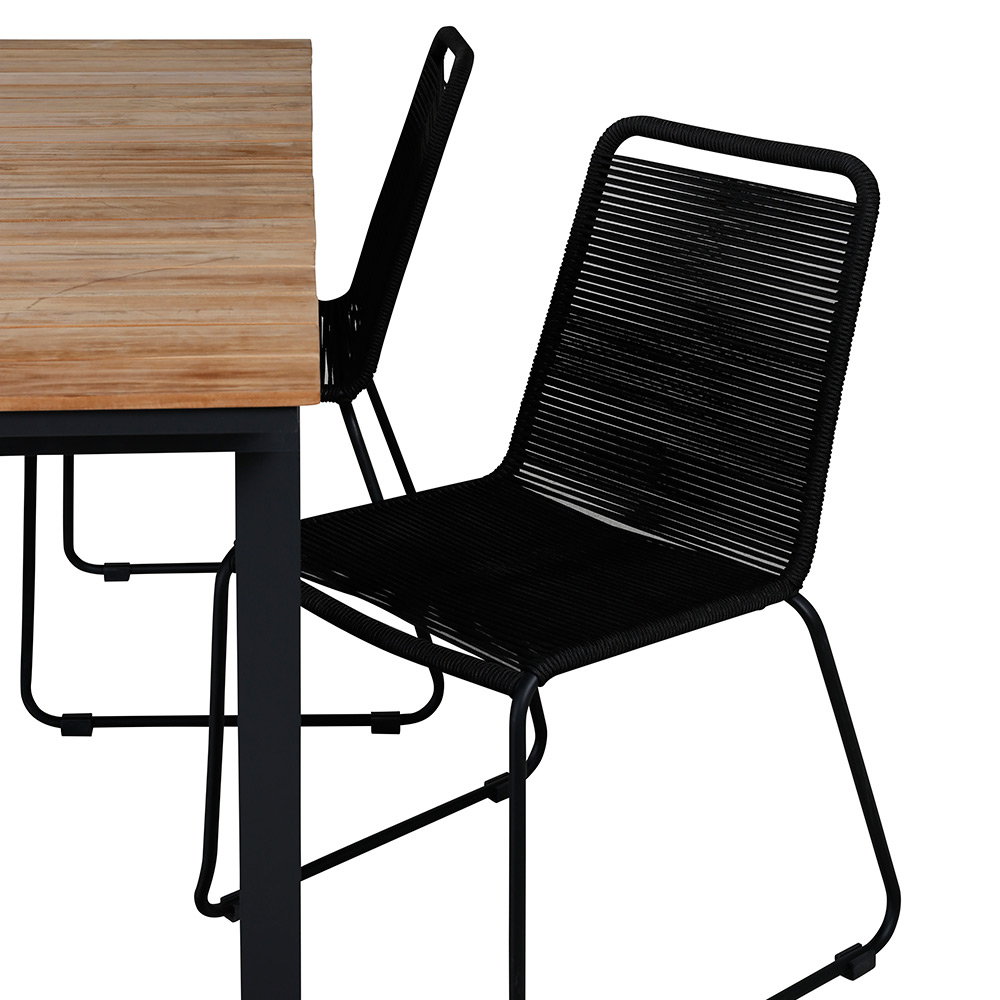 Spisegruppe Venture Home Mendi med 4 Levi Stoler