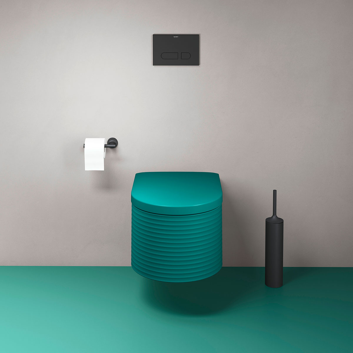 Vägghängd Toalettstol Duravit Millio Grooves