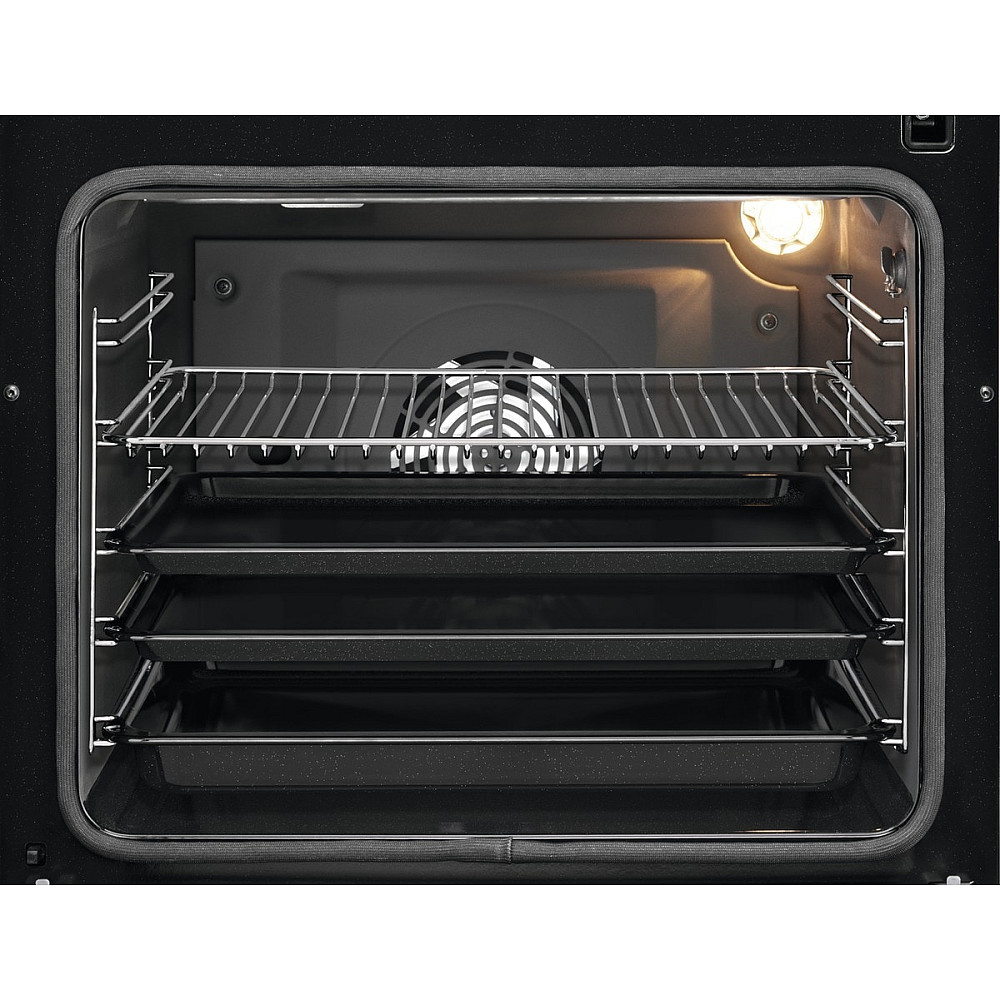 Induksjonsovn Electrolux LKI64404SW med Selvrensende Ovn og Hob2Hood