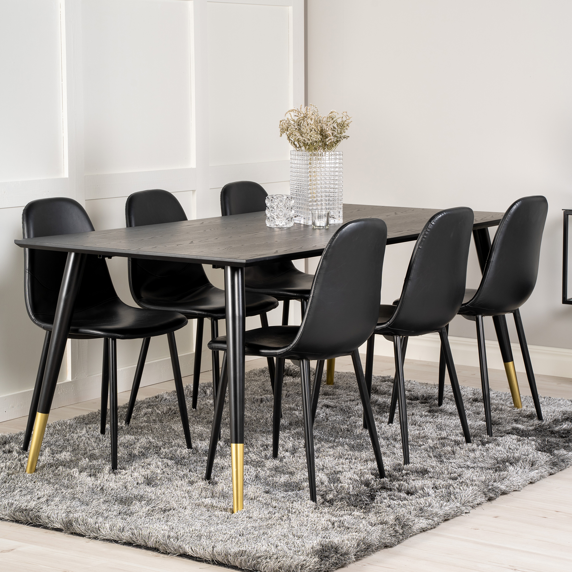 Spisegruppe Venture Home Dipp med 6 Polar Stoler
