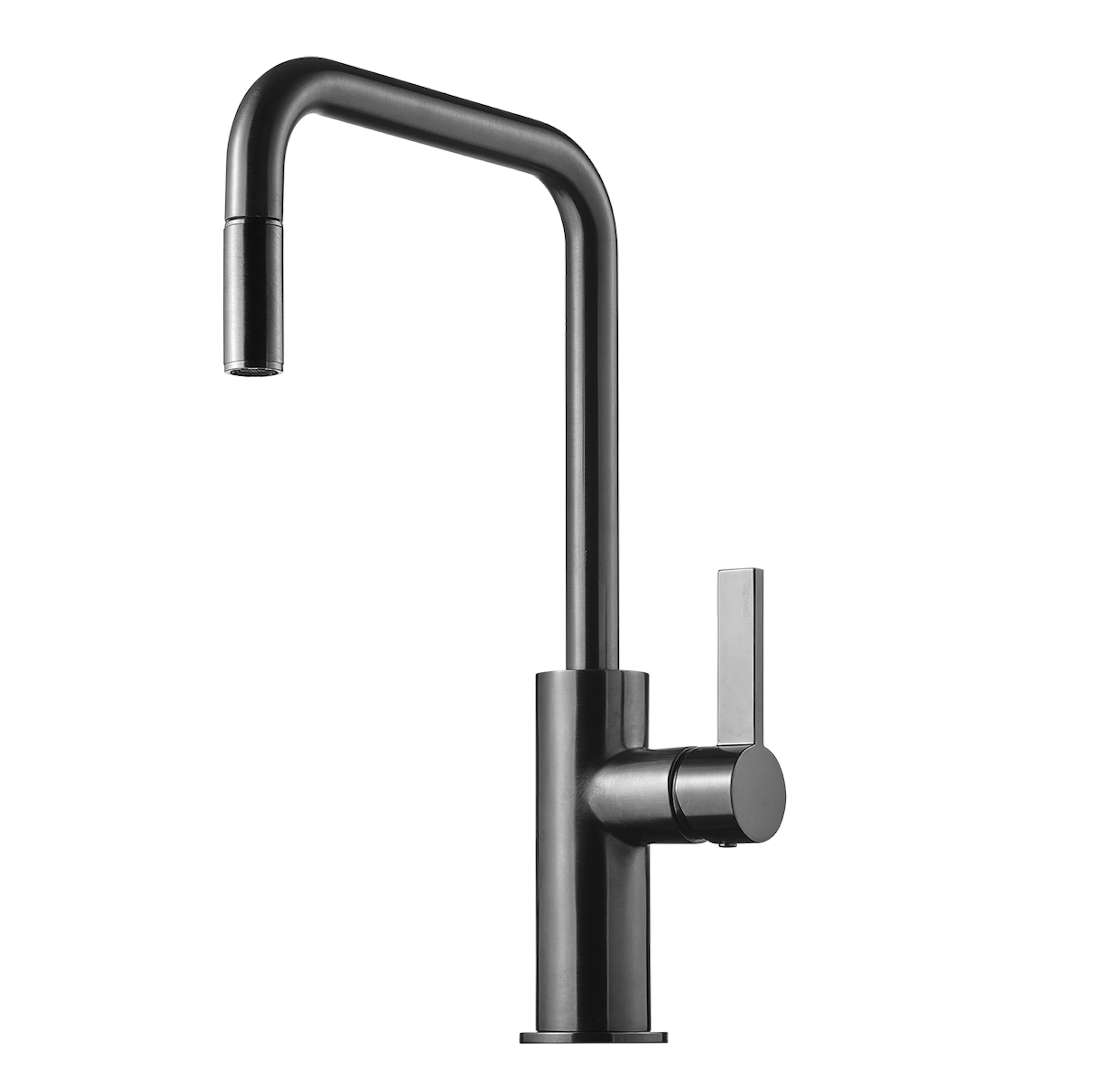 Børstet Black Chrome