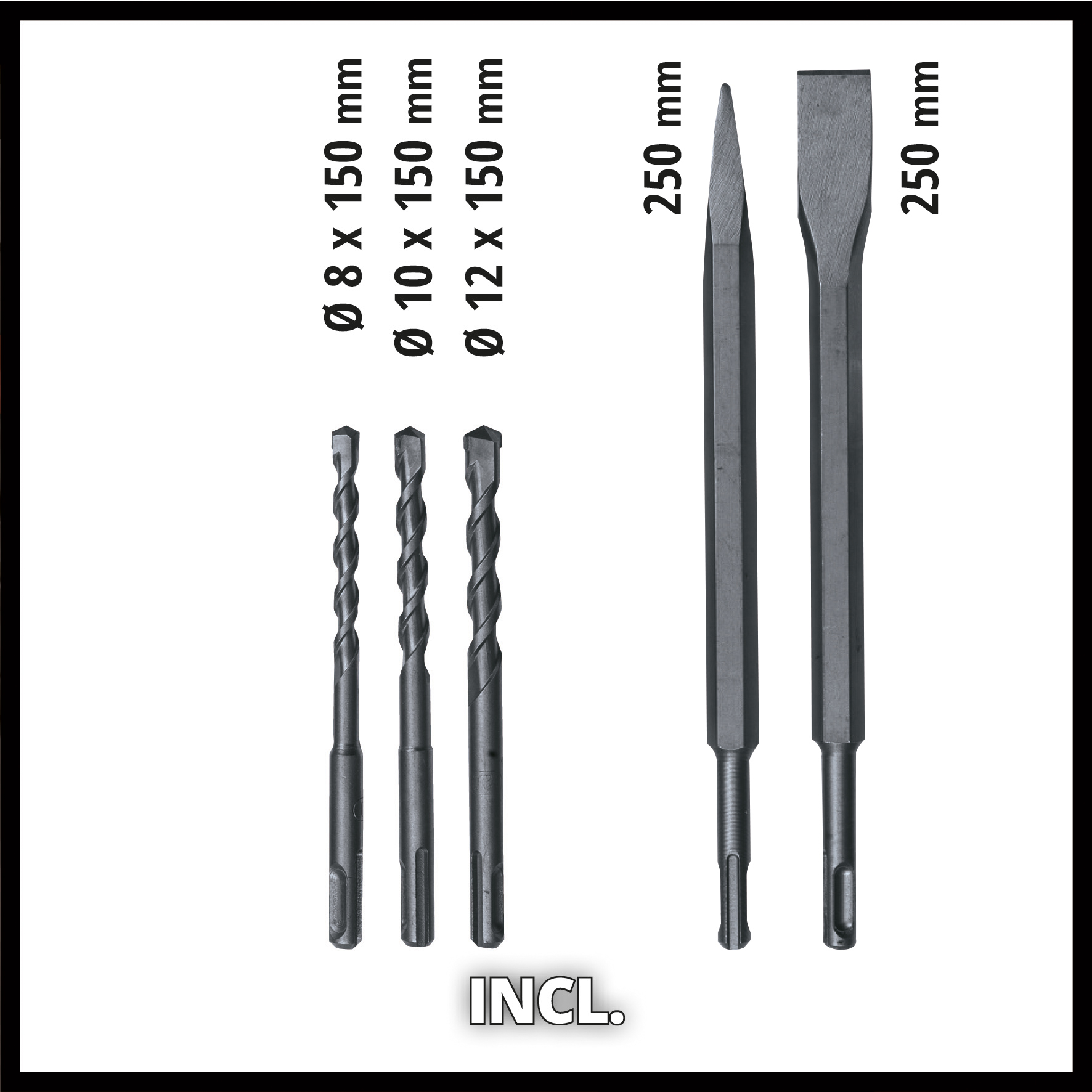 Roterende Borhammer Einhell TE-RH 32 4F KIT med Batteri