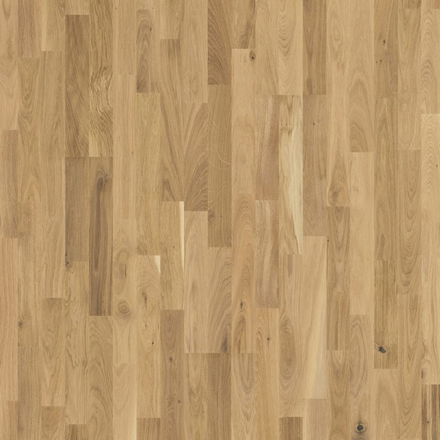 Parkettgolv Berg & Berg Ek L Vild Borstad Råträ Mattlack 3-Stav