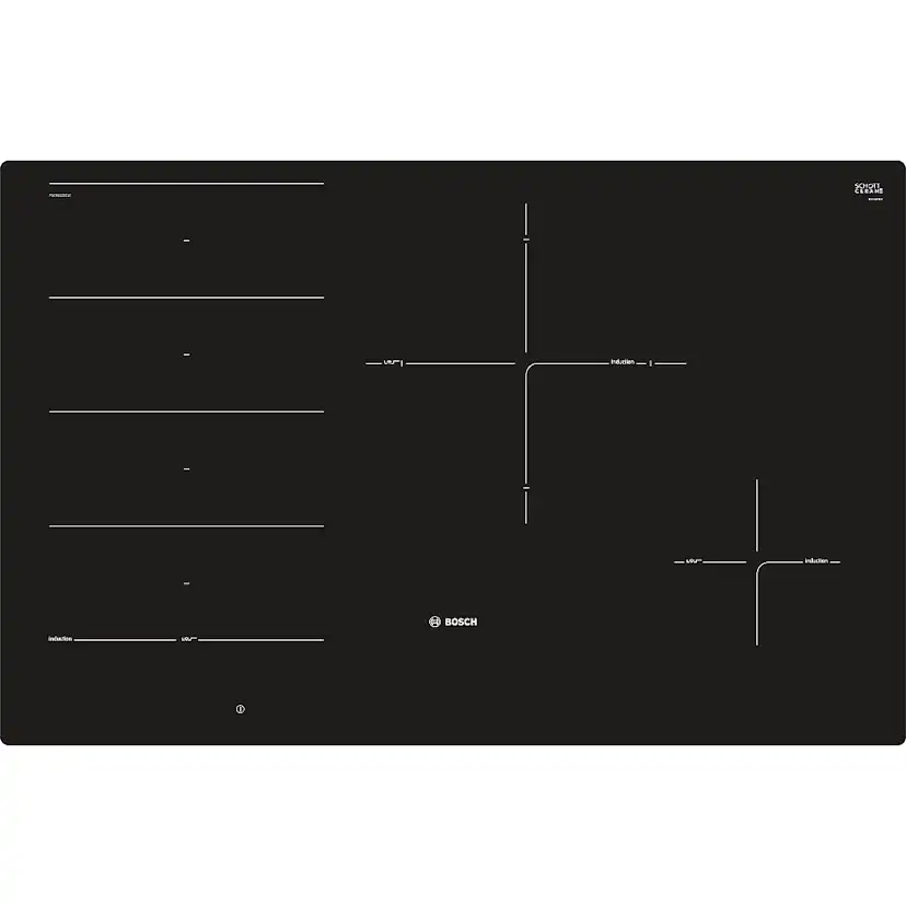 Induksjonstopp Bosch Serie 8 PXE801DC1E Sort 80cm flexzoner