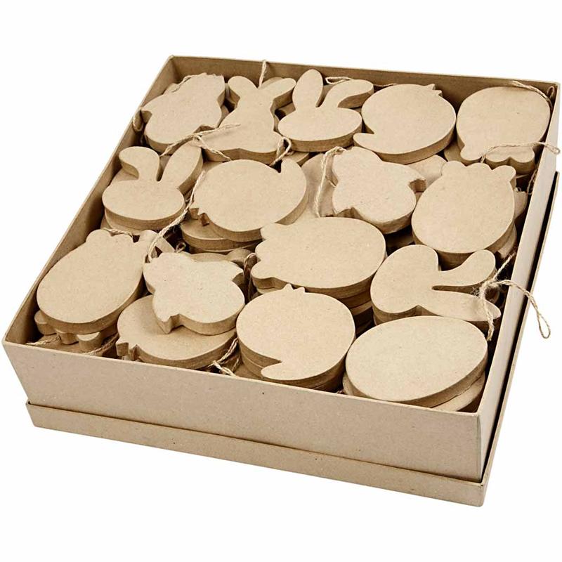 Påskepynt Creativ Company 10 cm Tykkelse 12 mm 114 stk/1 Pk