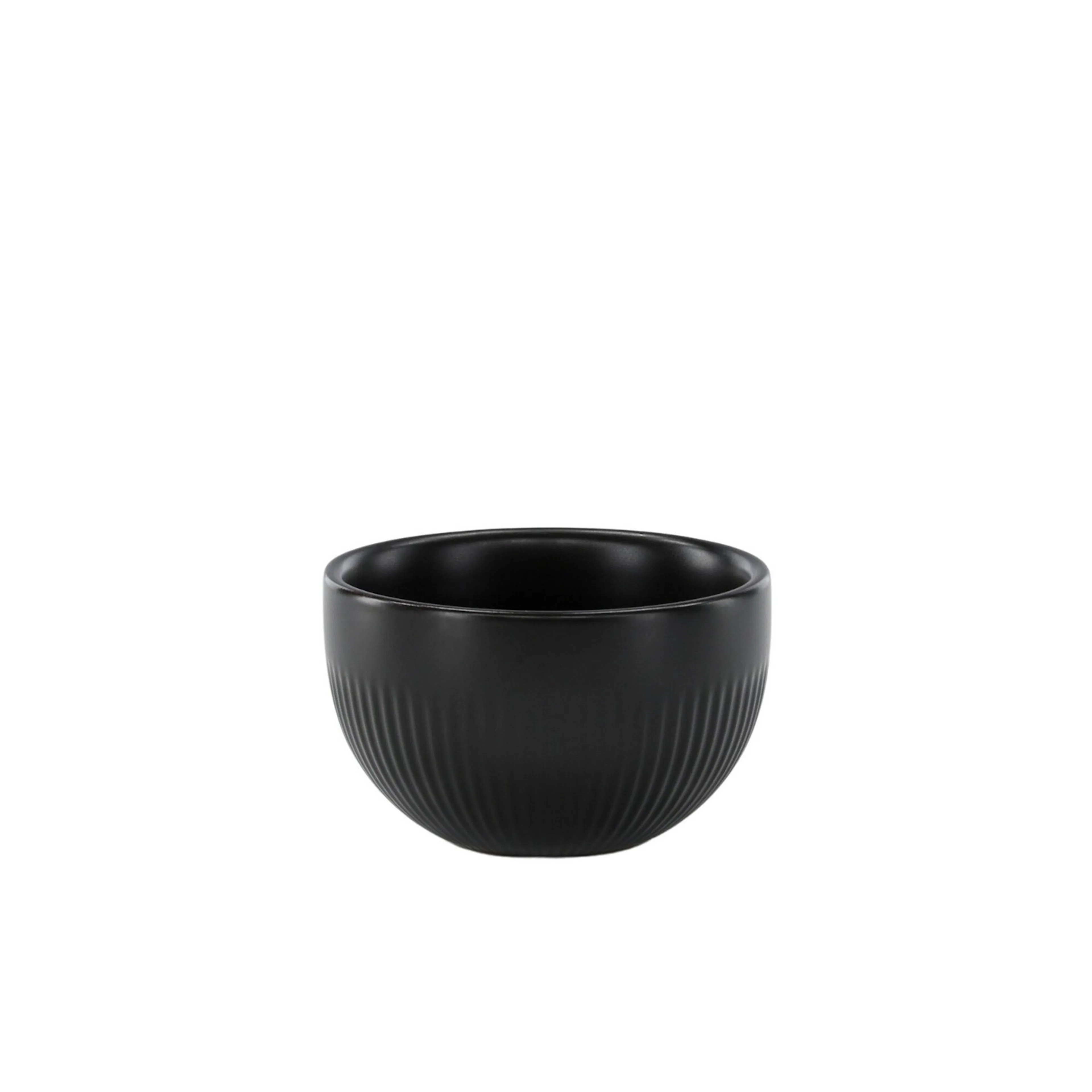 Posh Candlestick - Matte Black - W9*H6cm Sort, Diamter: 90 mm