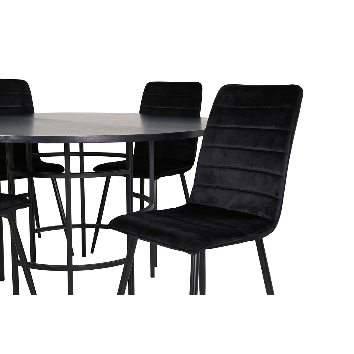 Spisegruppe furniture/fashion Copenhagen Ø140 cm med 4 Windu Stoler
