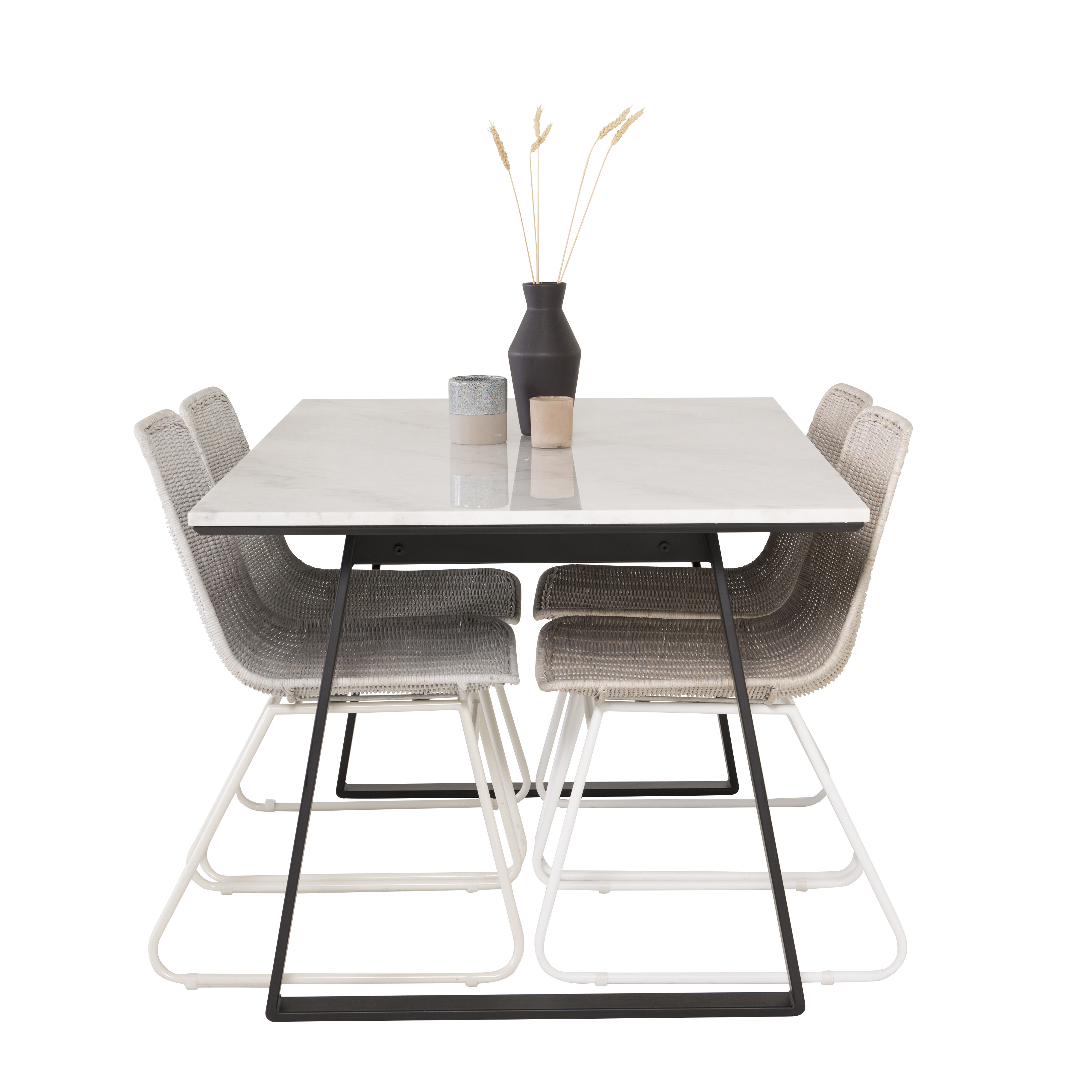 Spisegruppe Venture Home Estelle 140 med 4 Cornelia Stoler