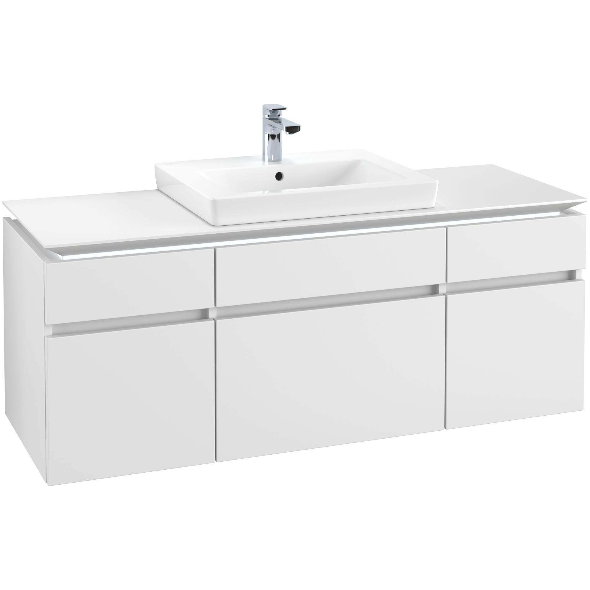 Tvättställsskåp Villeroy & Boch Legato med 5 Lådor för Tvättställ | badrum - badrumsmobler - tvattstallsskap-och-kommod | KakelKungen