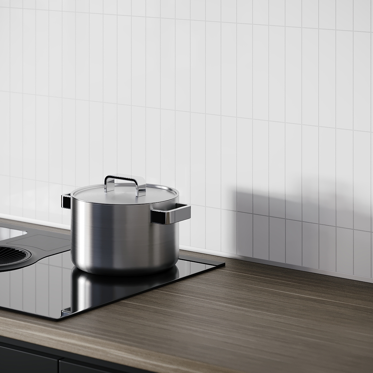 Veggpanel Fibo 2094-M0420 S White