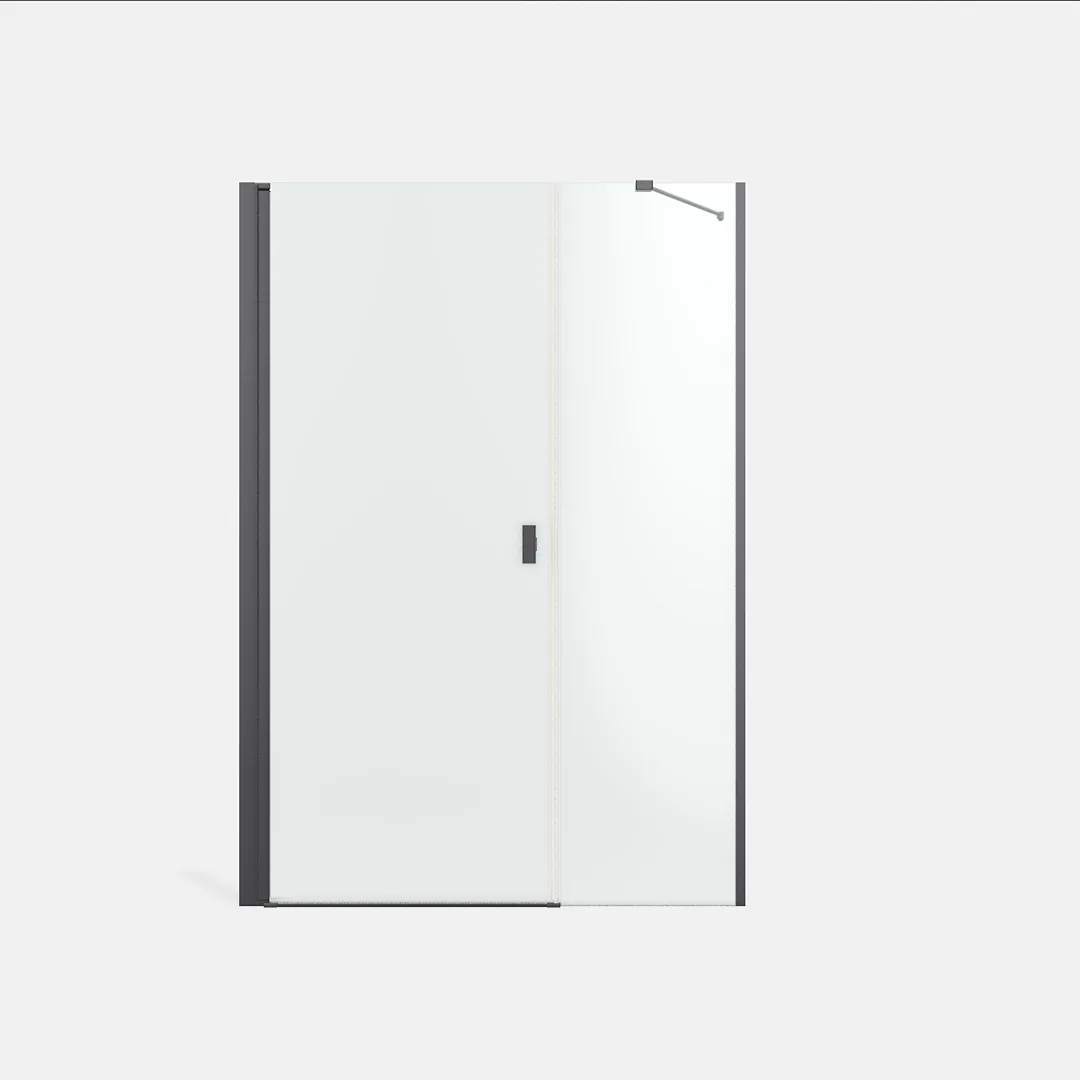 Dusjdør Strømberg Noma 45 med Sidepanel Nisje