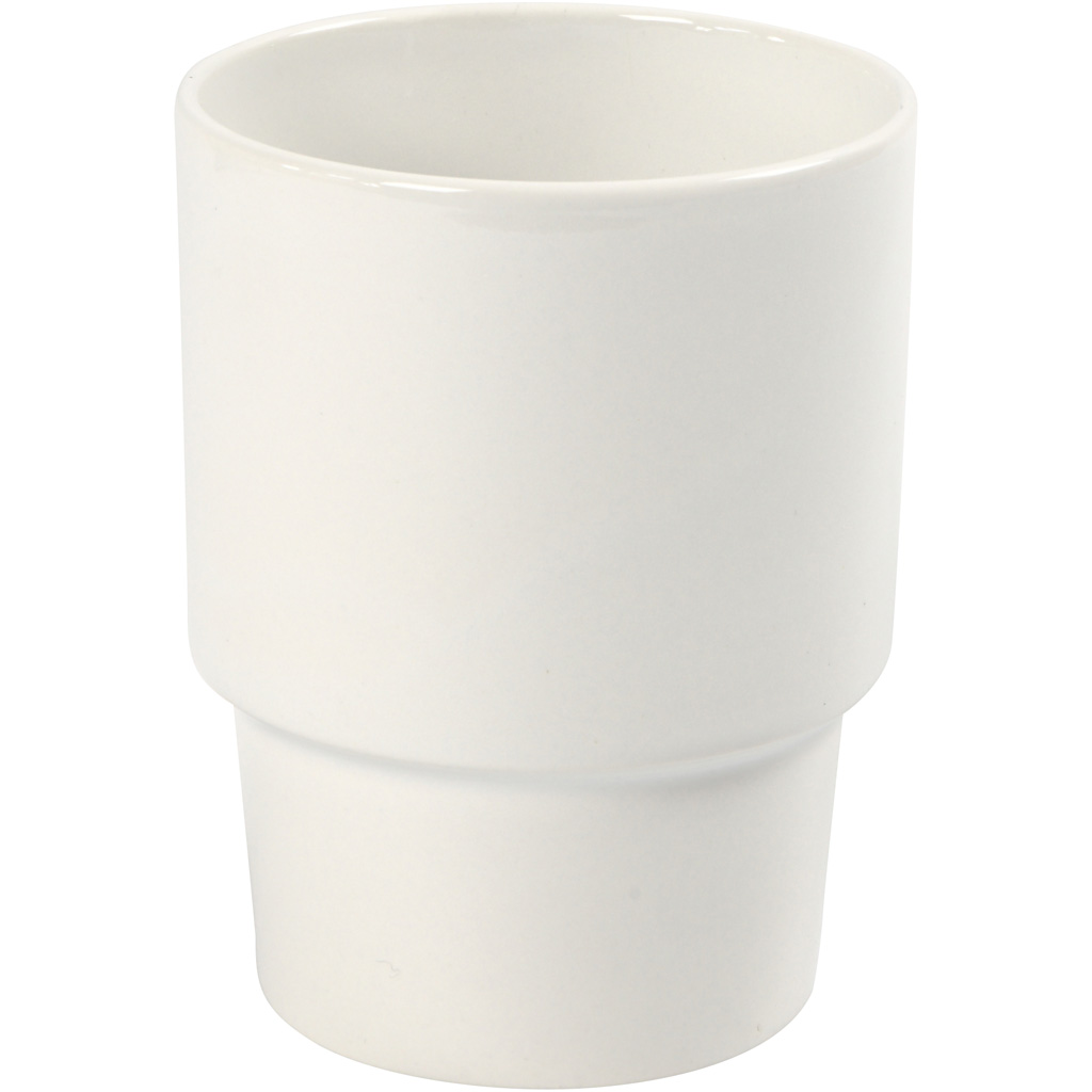 Krus Creativ Company Hvit 11x8,5 cm 1 stk