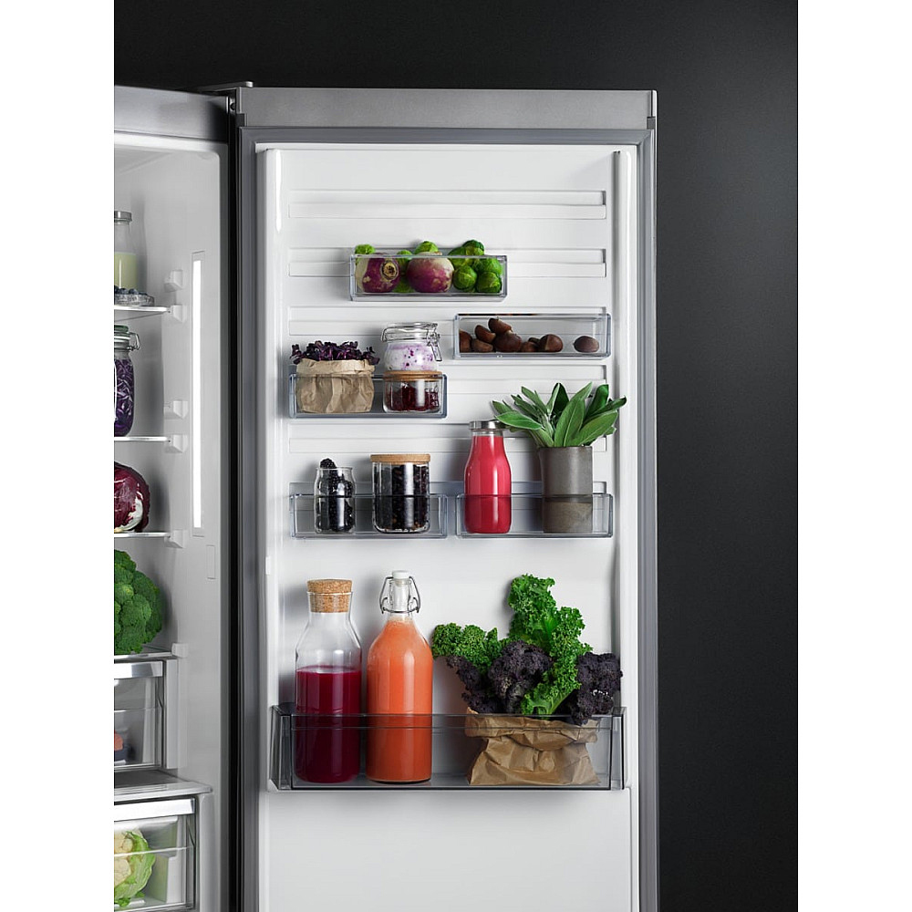 Frittstående Kjøl & Frys AEG ORC8M321CL Sort med TwinTech No Frost