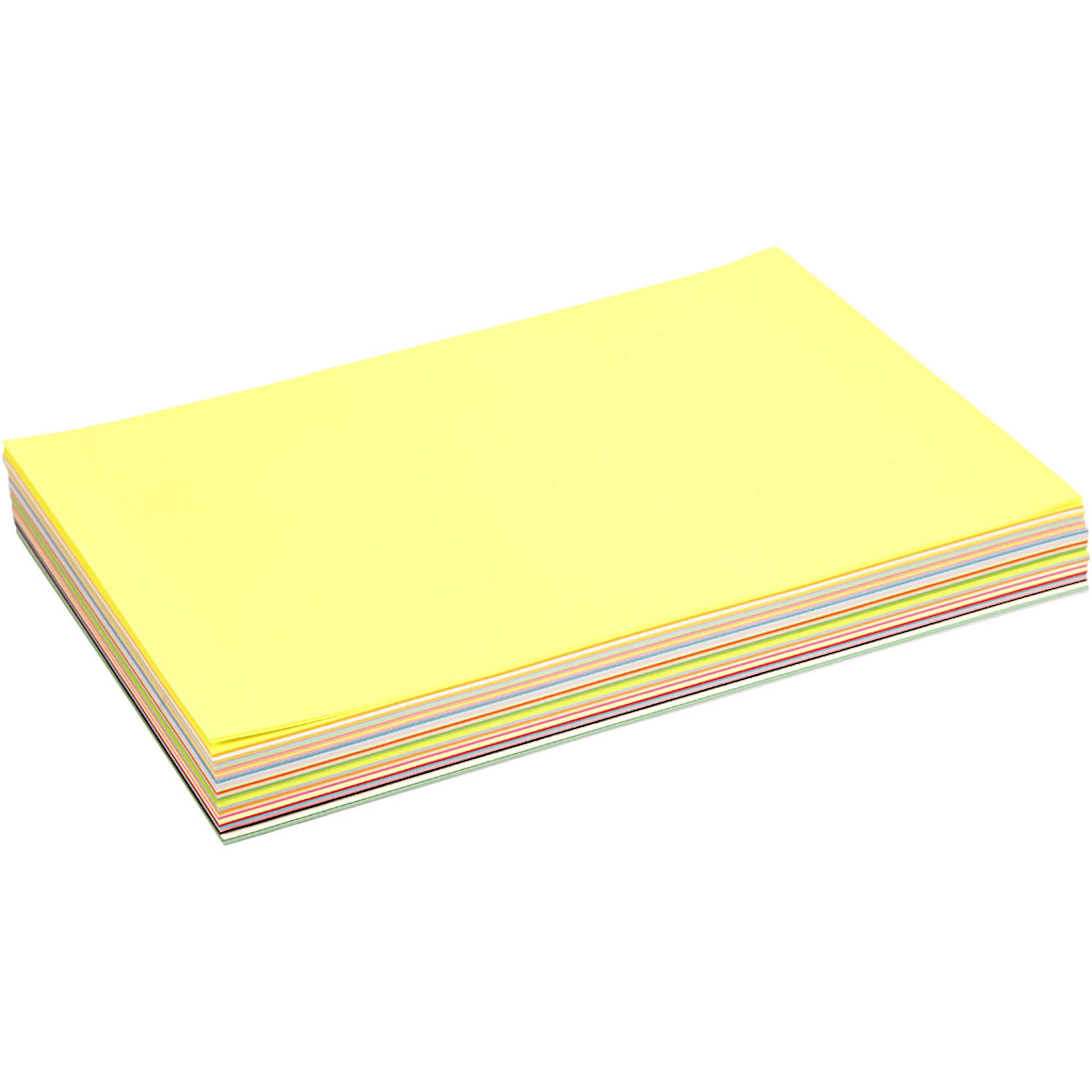 Tegnepapir Creativ Company A4 210x297 mm Ass Farger 280 Mix Ark/1 Pk